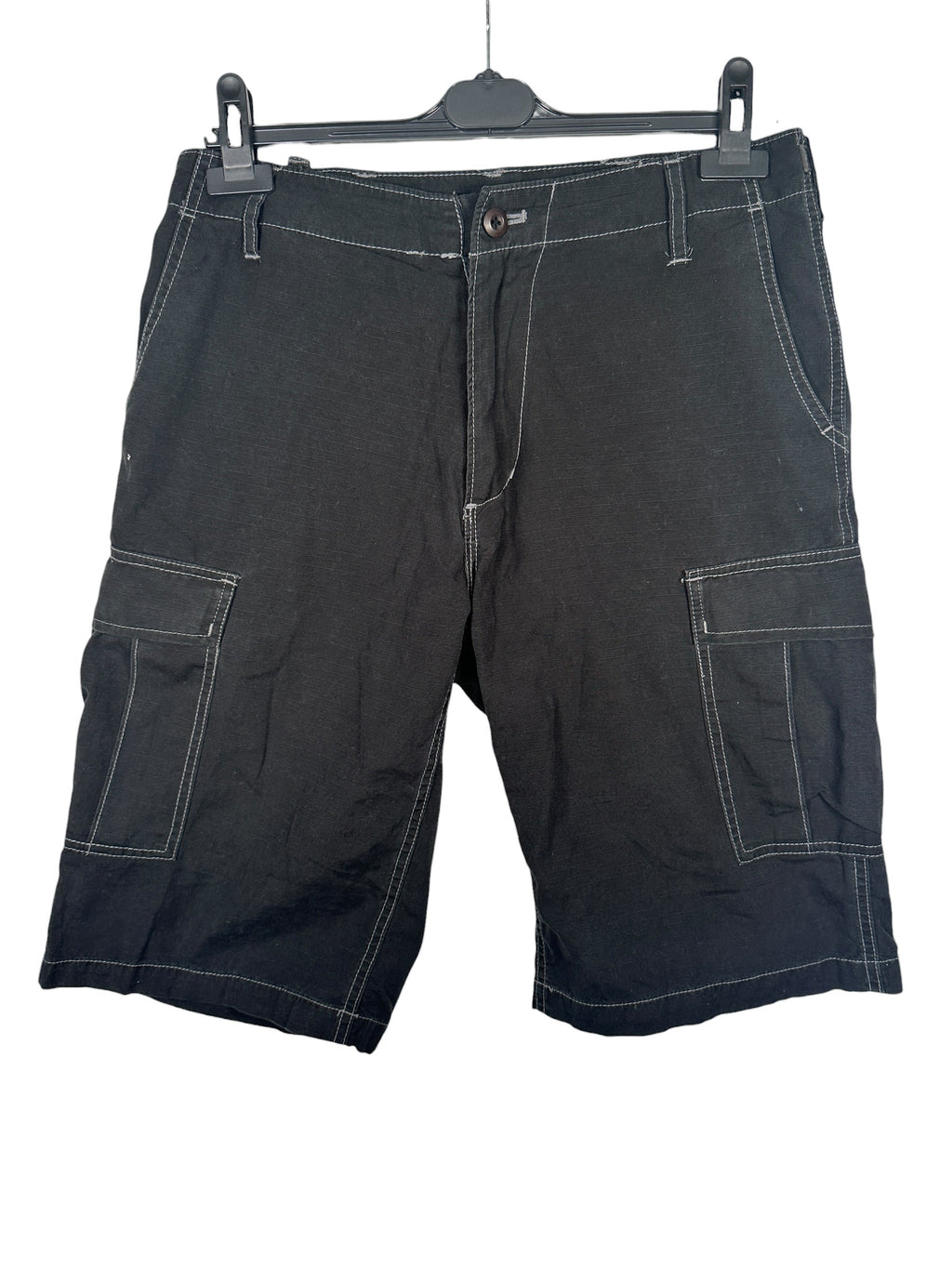 Avirex Vintage Black Cargo Shorts
