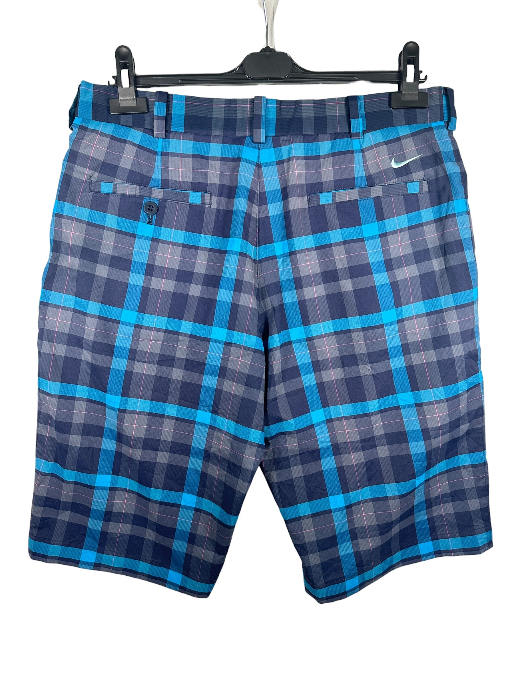 Nike Vintage Plaid Blue Shorts