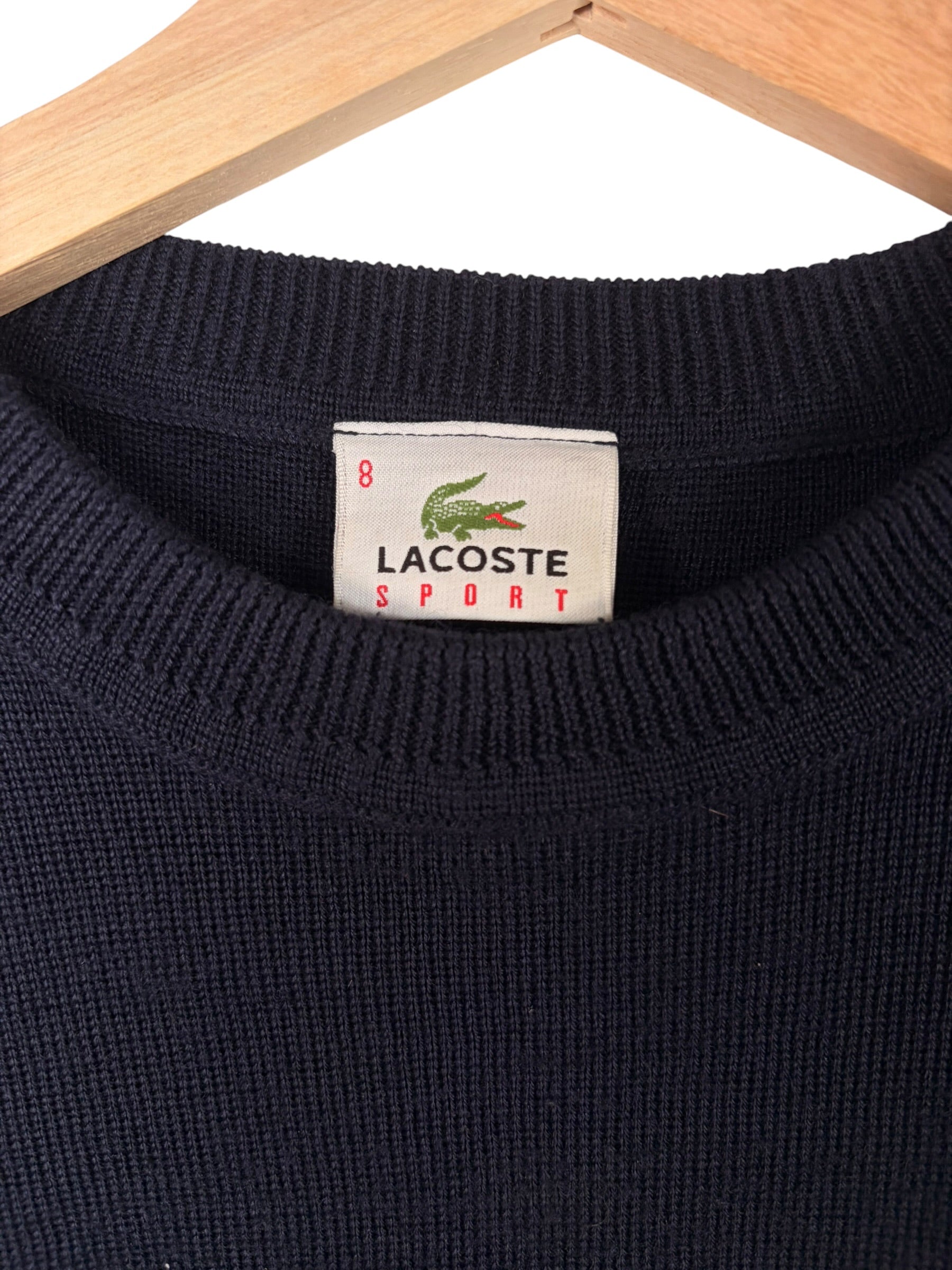 Lacoste Vintage Navy Crewneck Jumper