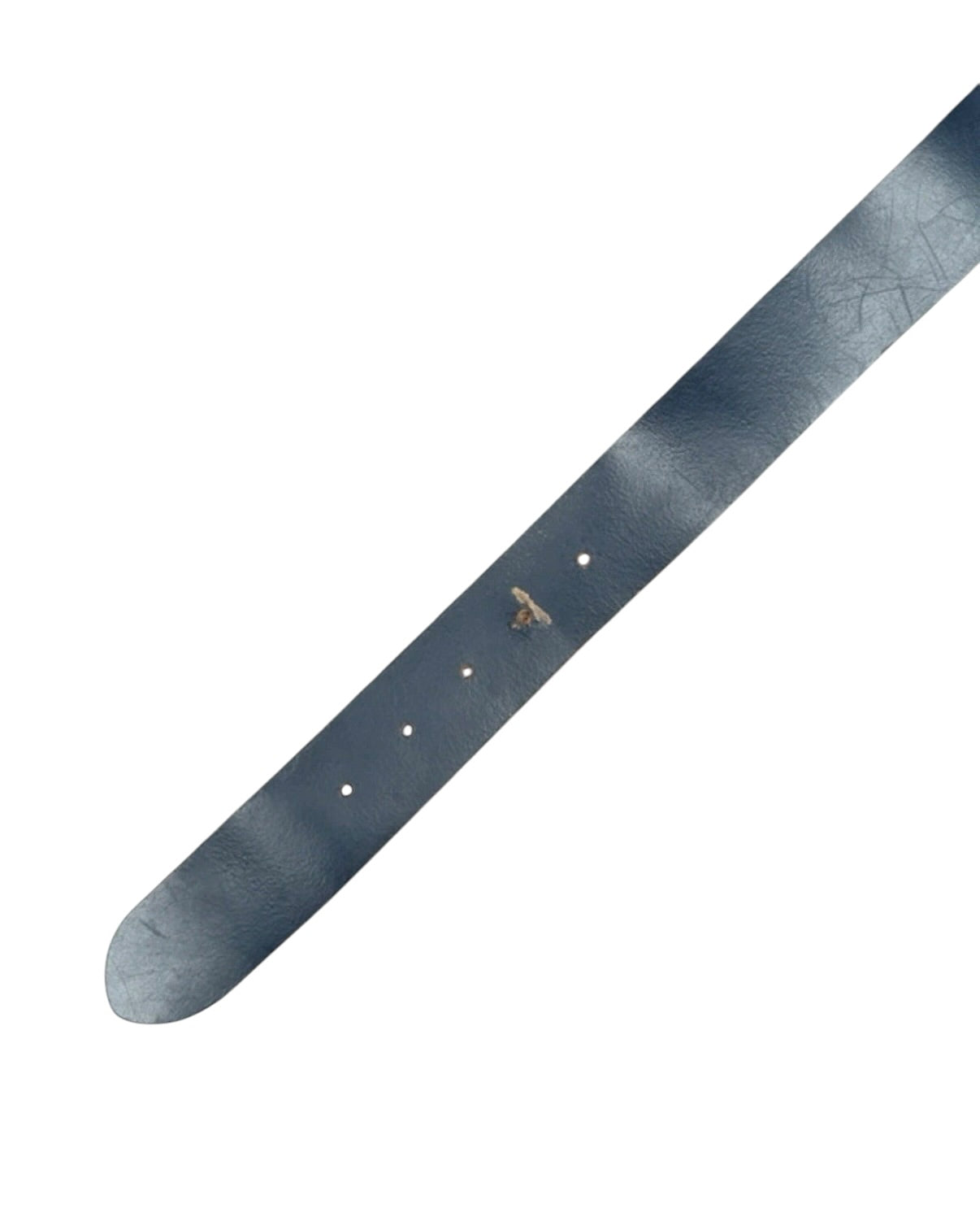 Vintage Esprit Navy Classic Leather Belt - 32W