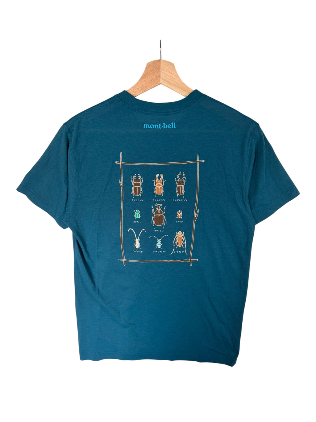 Montbell Vintage Japanese Blue Beetle Tee