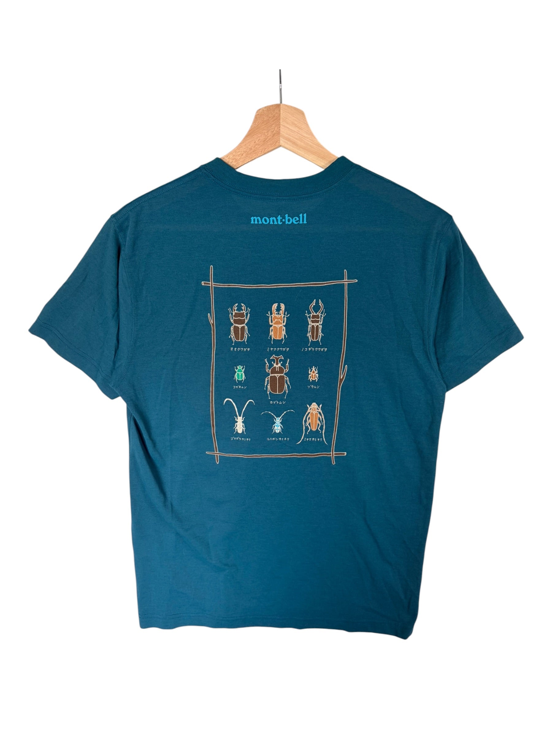 Montbell Vintage Japanese Blue Beetle Tee