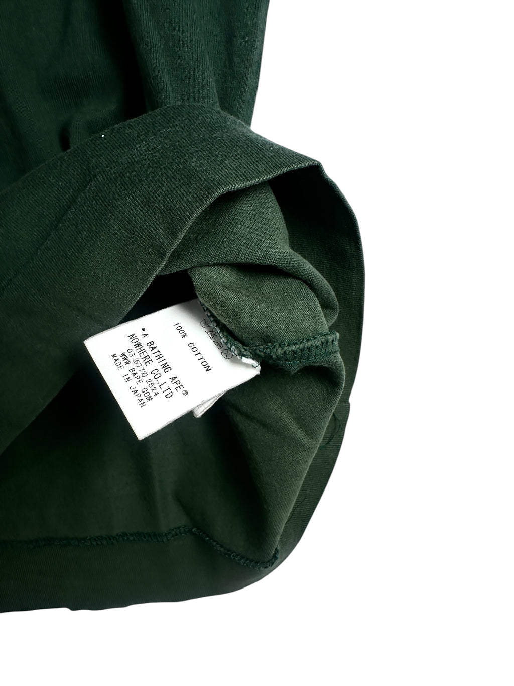 BAPE Vintage 90s Baby Milo Green Tee