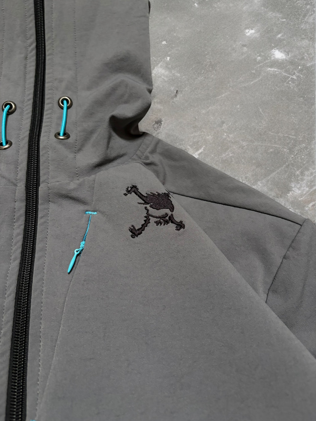Vintage Oakley Grey Technical Ninja Hoodie