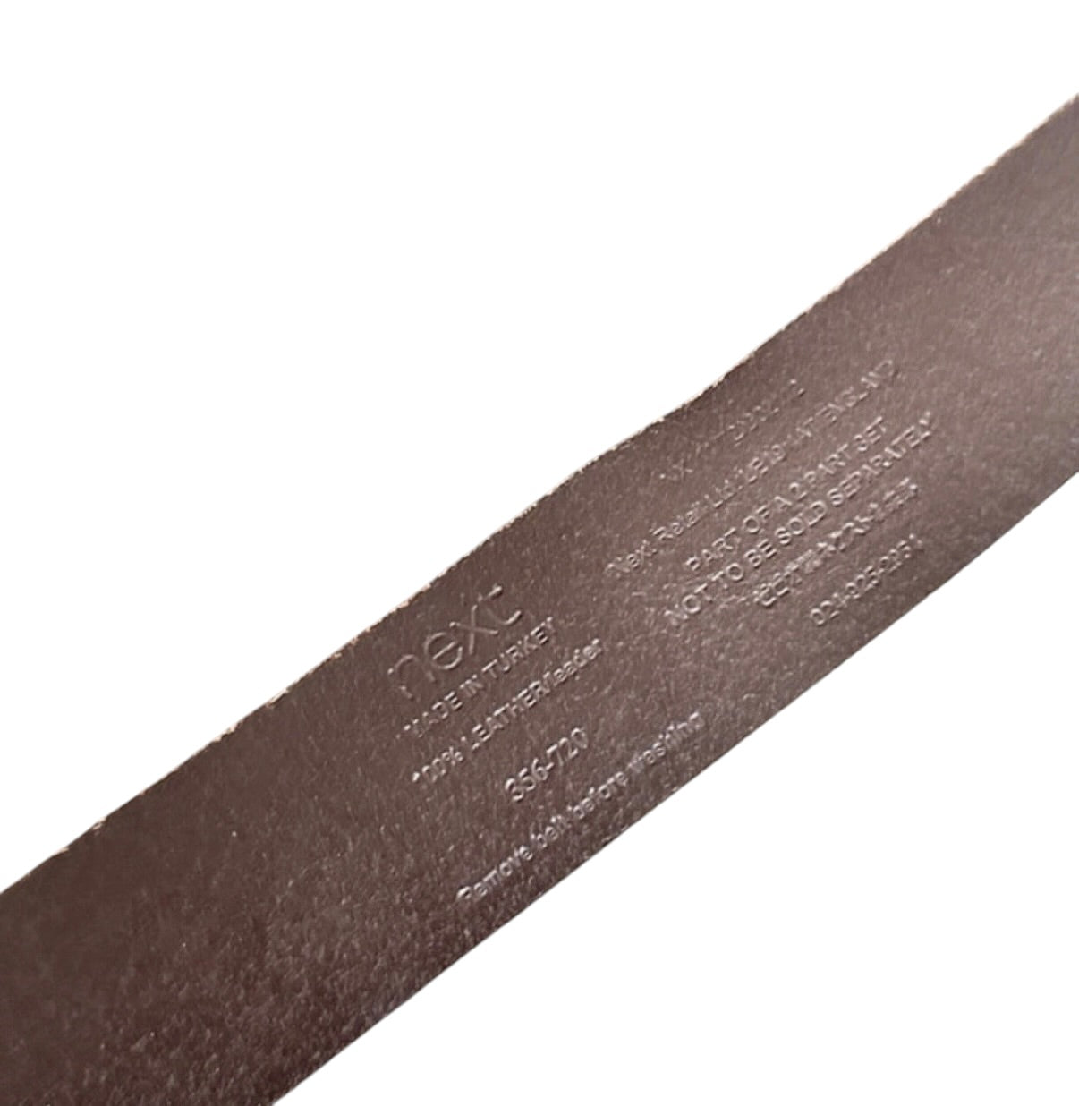 Vintage Brown Contrast Leather Belt