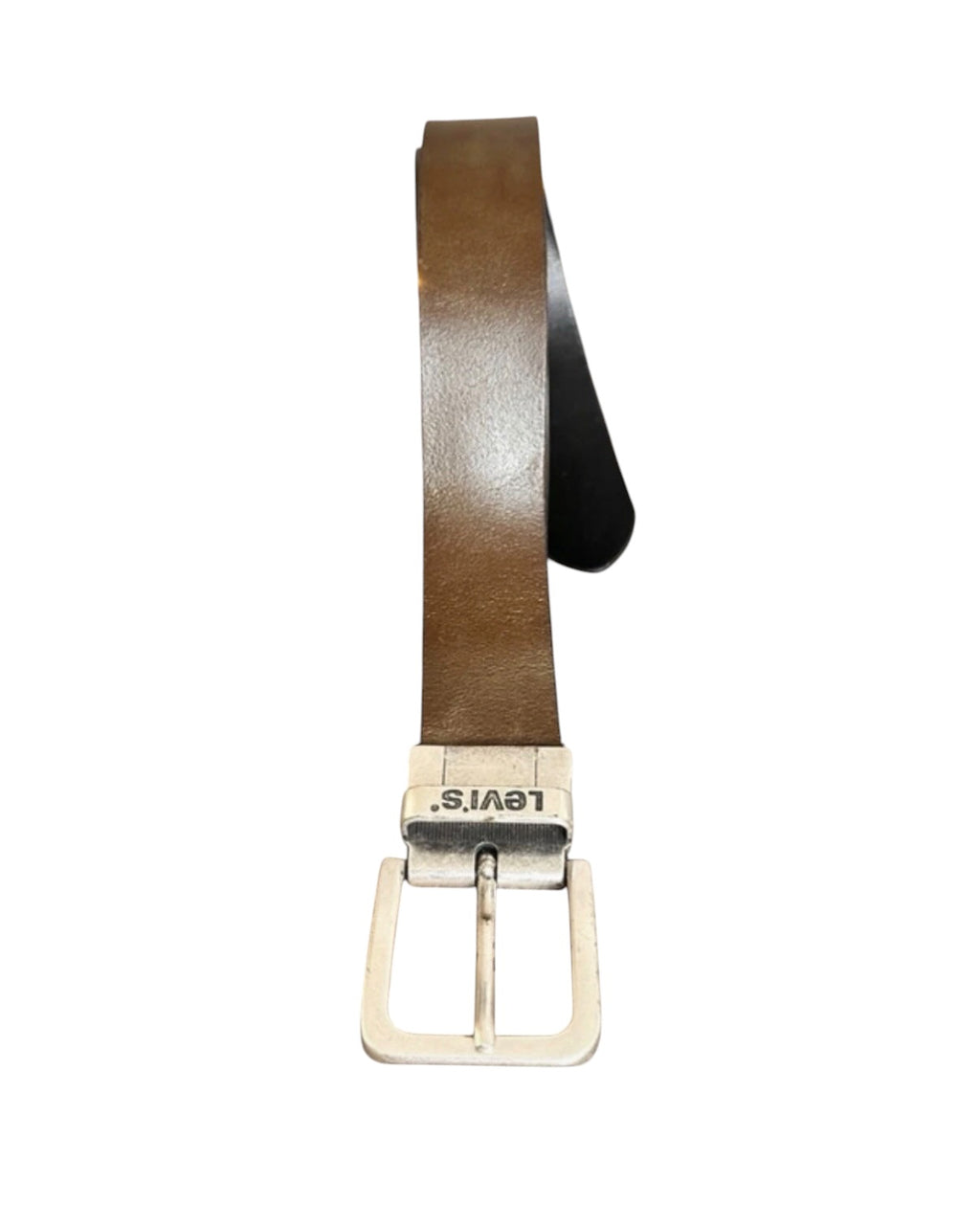 Vintage Levi’s Reversible Black & Brown Leather Belt — 42W