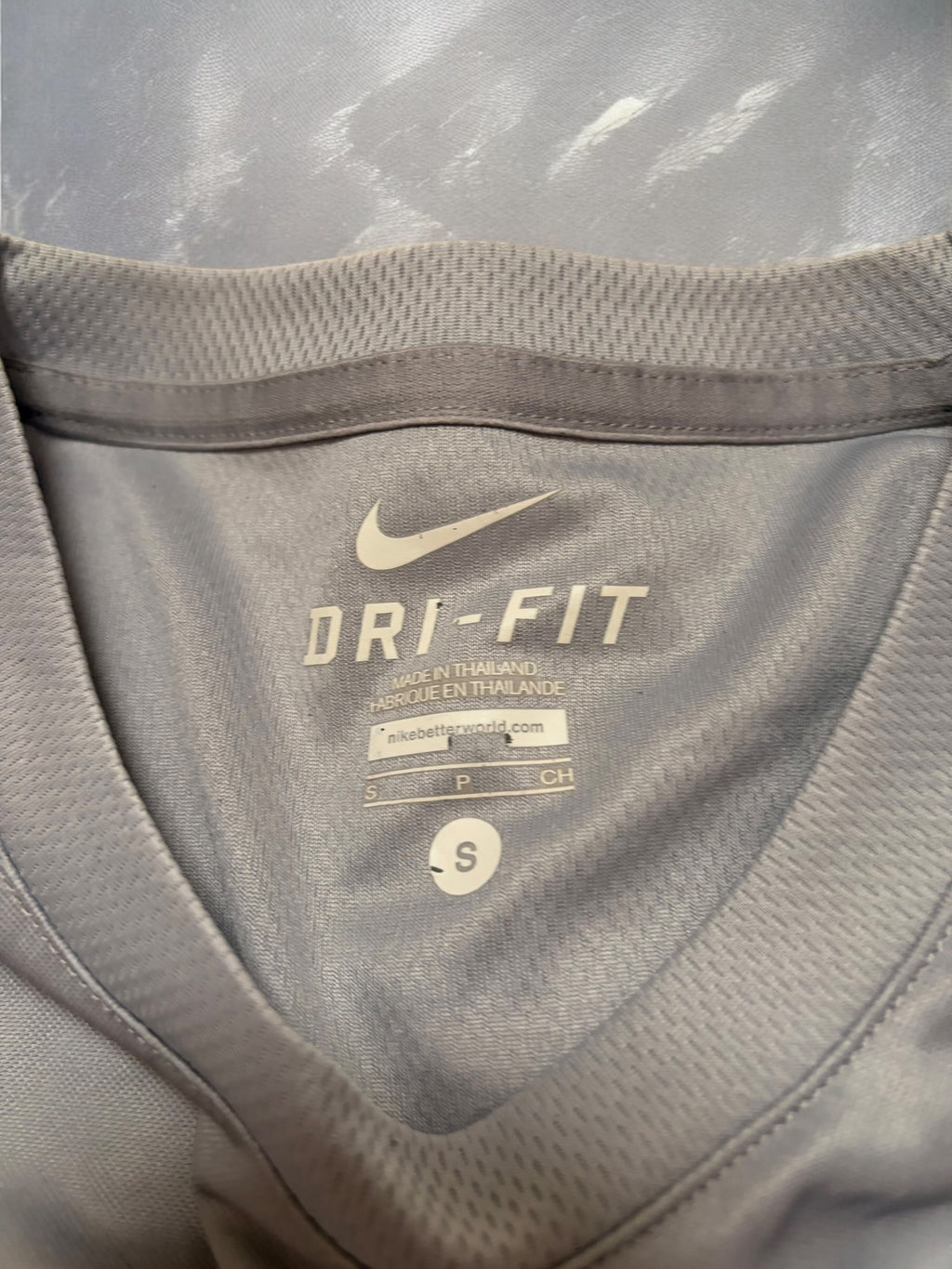Nike Inter Milan Grey & Blue Panelled Tee