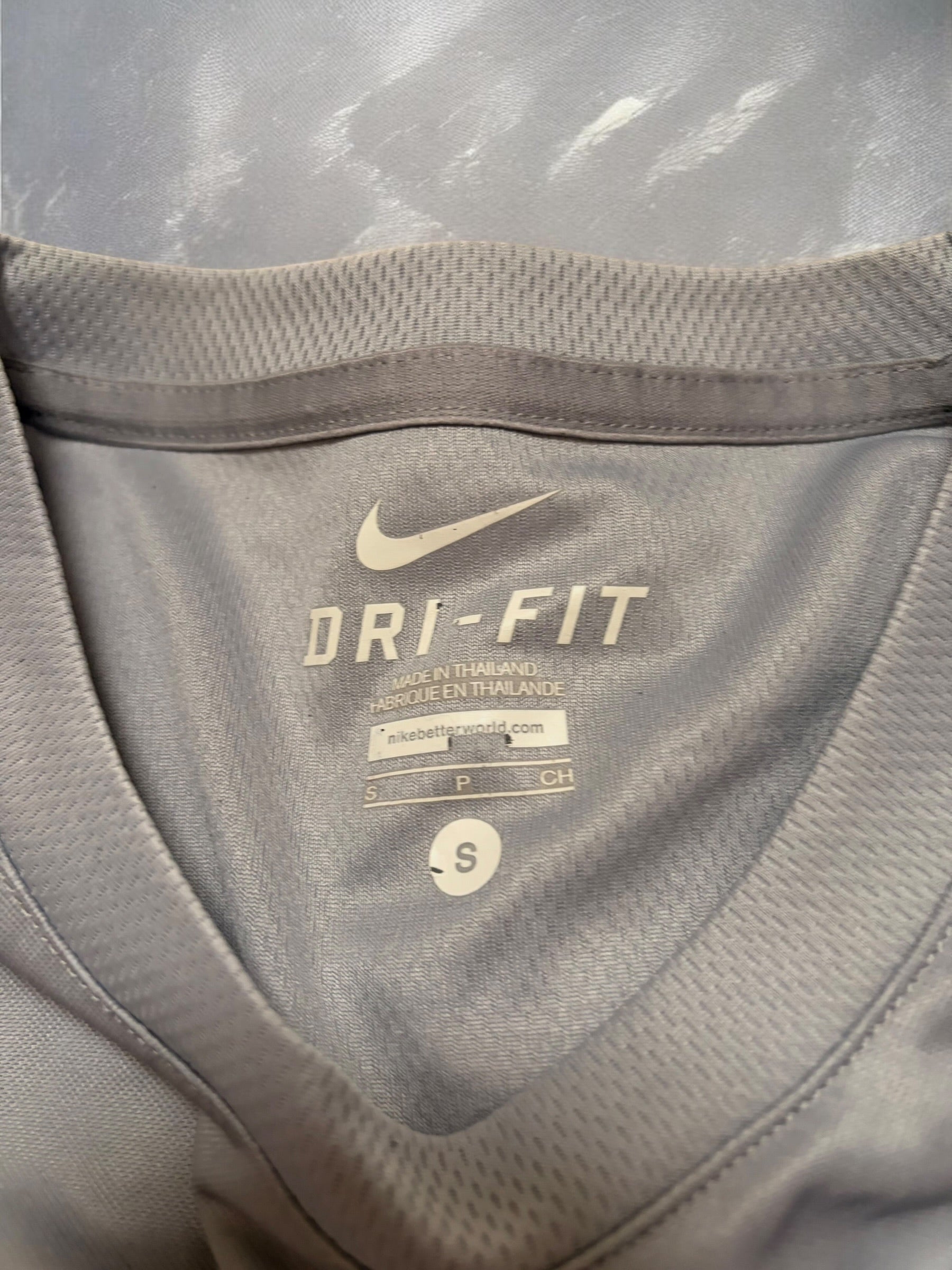 Nike Inter Milan Grey & Blue Panelled Tee