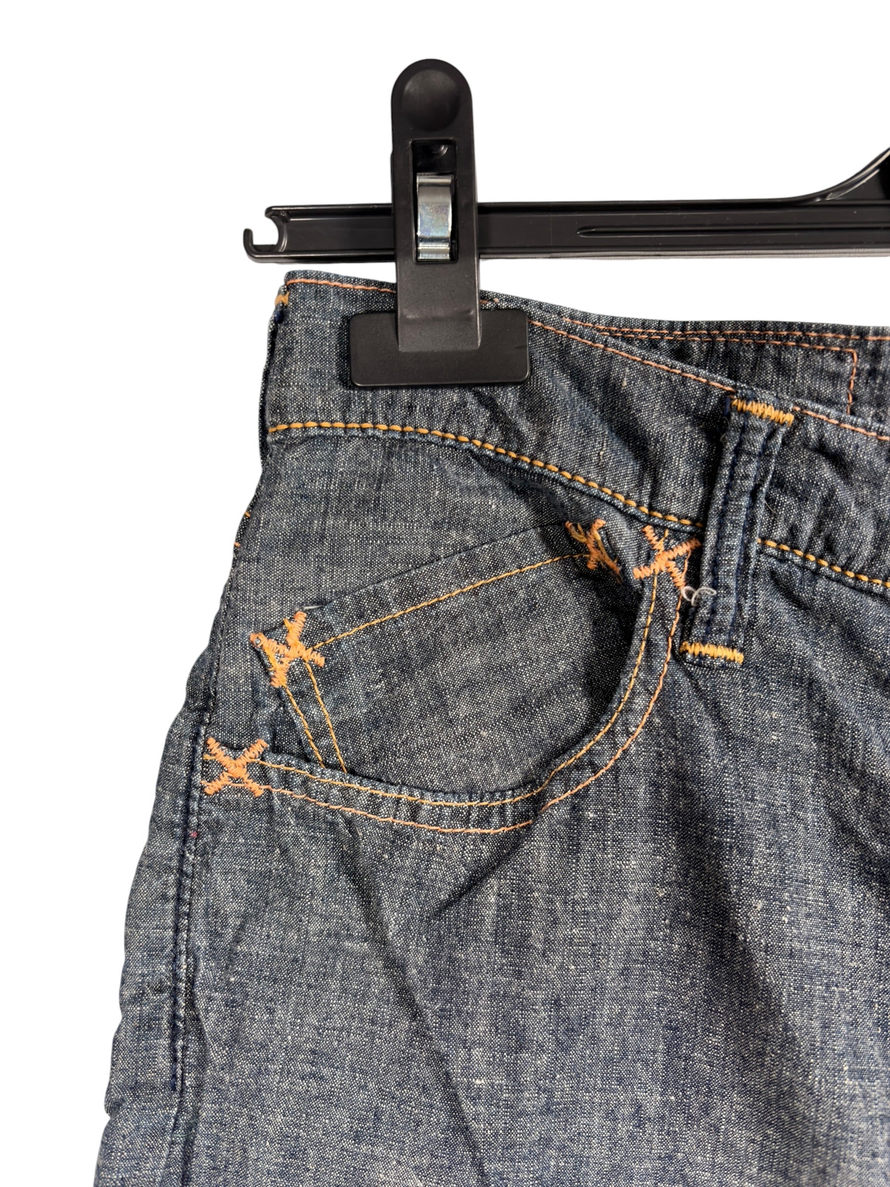 Evisu Vintage Premium Navy Jorts