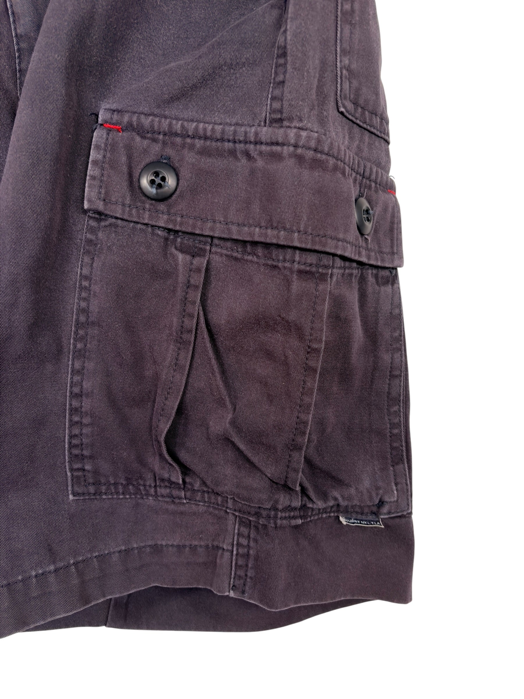 Stussy Premium Washed Grey Cargo Shorts