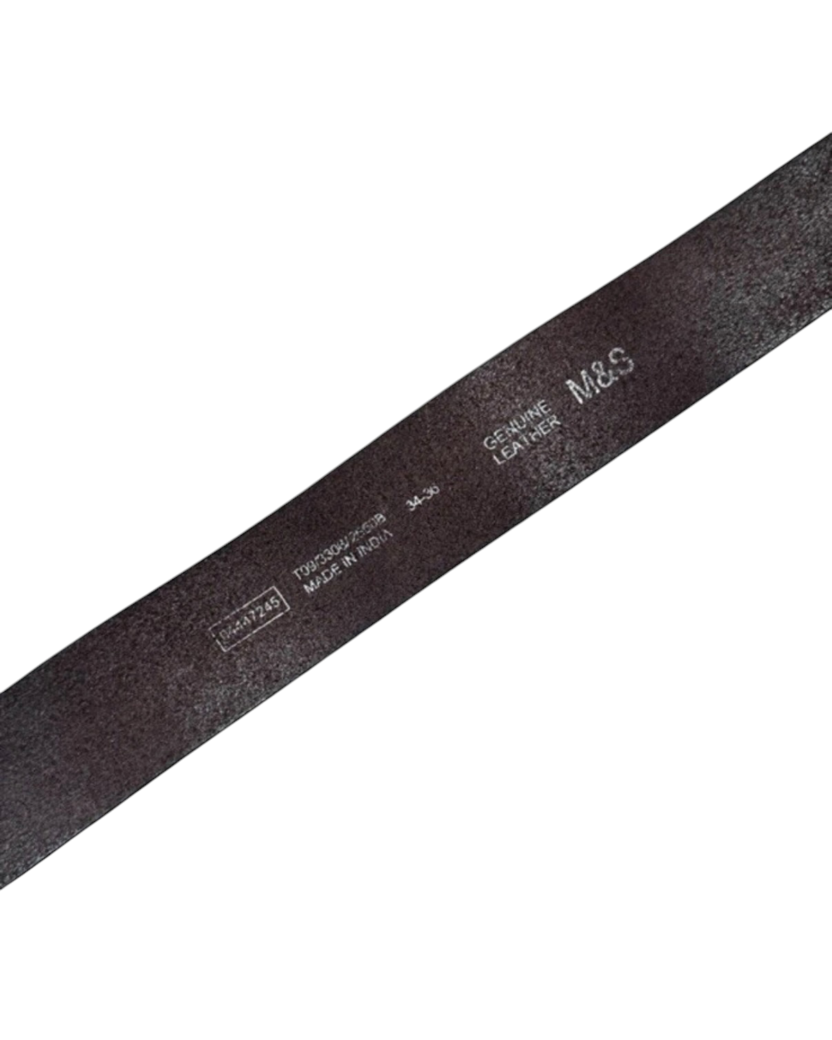 Vintage M&S Brown Genuine Leather Belt - 36w