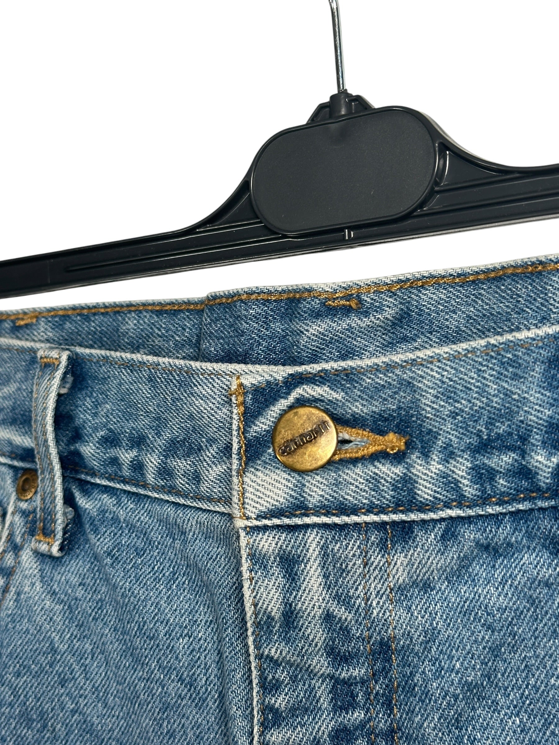 Carhartt Vintage Distressed Blue Jorts