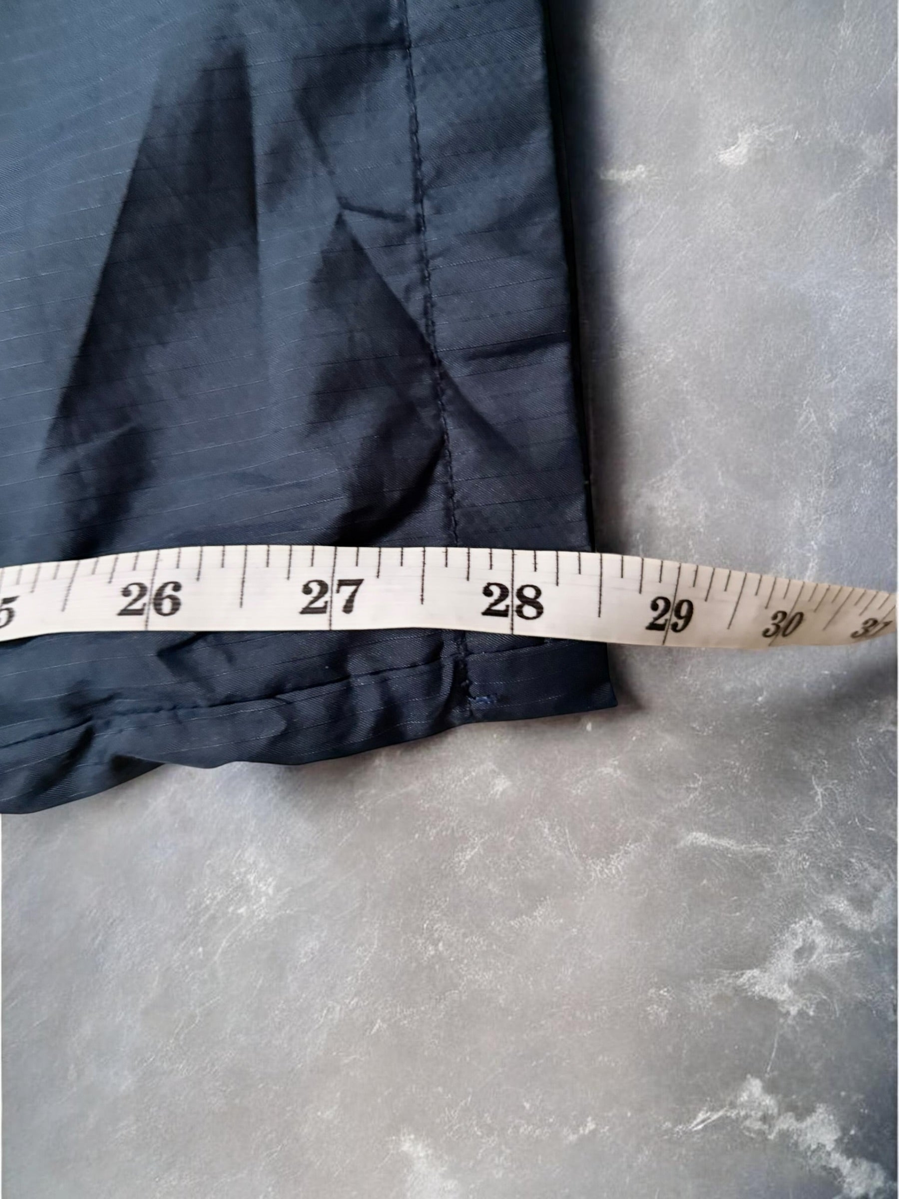 Nike Early 2000s Navy & Neon Trim Line Track Pants