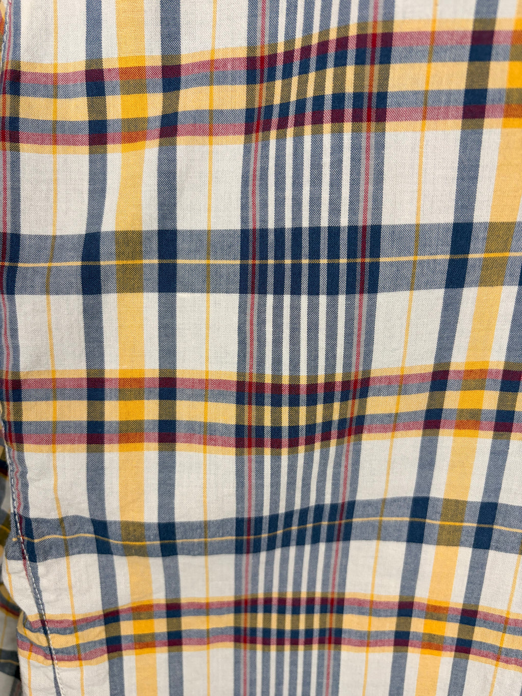 Stüssy Vintage Plaid Zip Yellow Collared Jacket