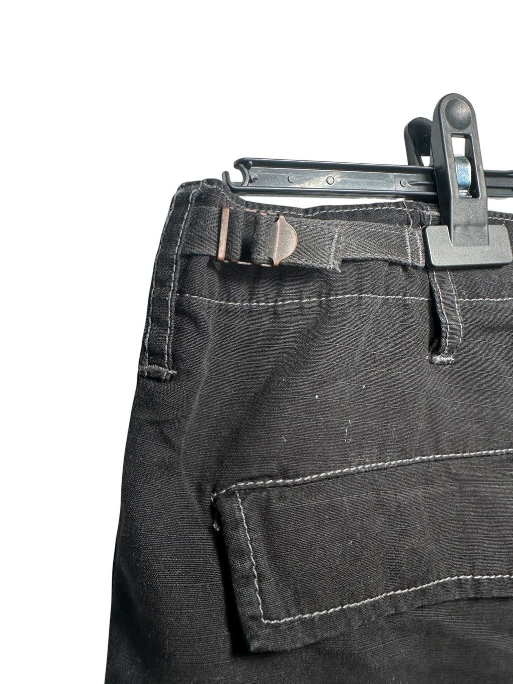 Avirex Vintage Black Cargo Shorts