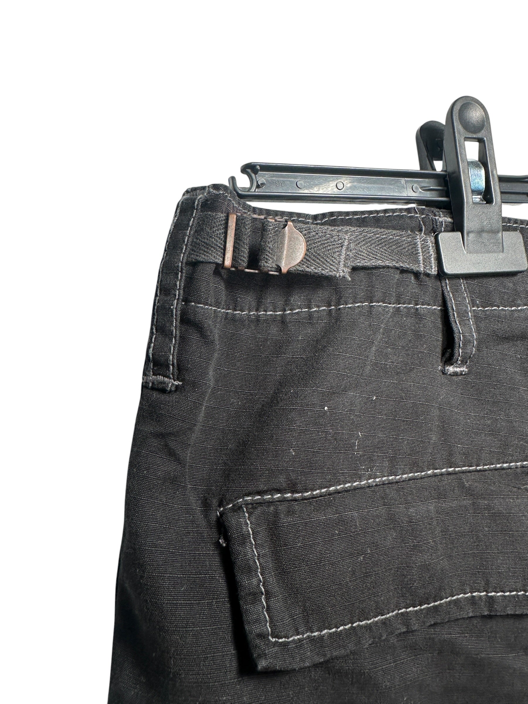 Avirex Vintage Black Cargo Shorts