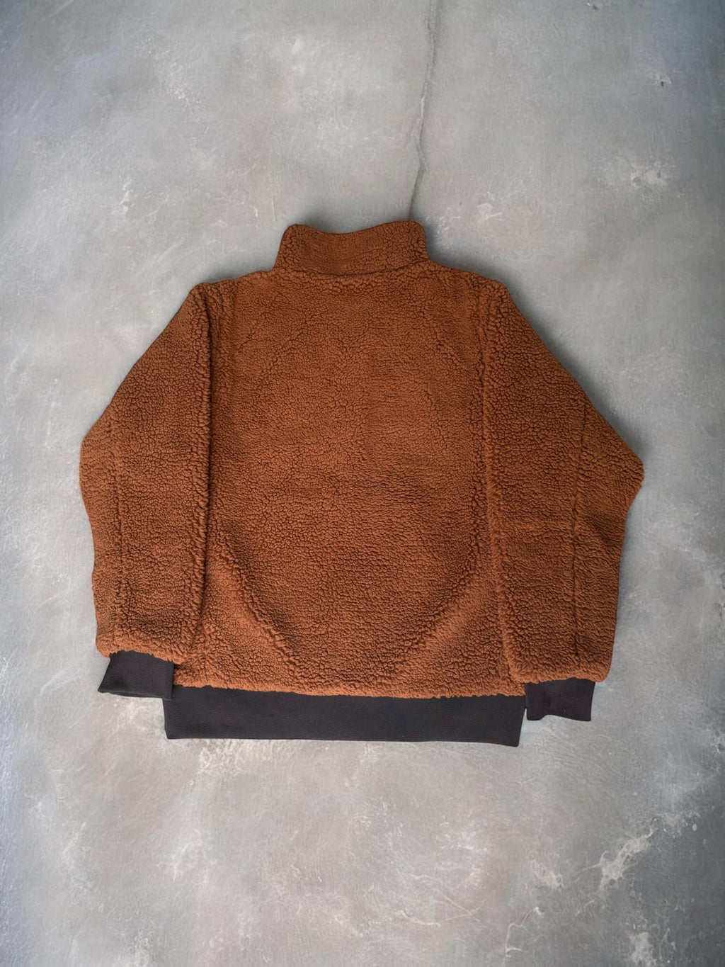 Oakley Vintage Boa Fleece Brown Black Jacket