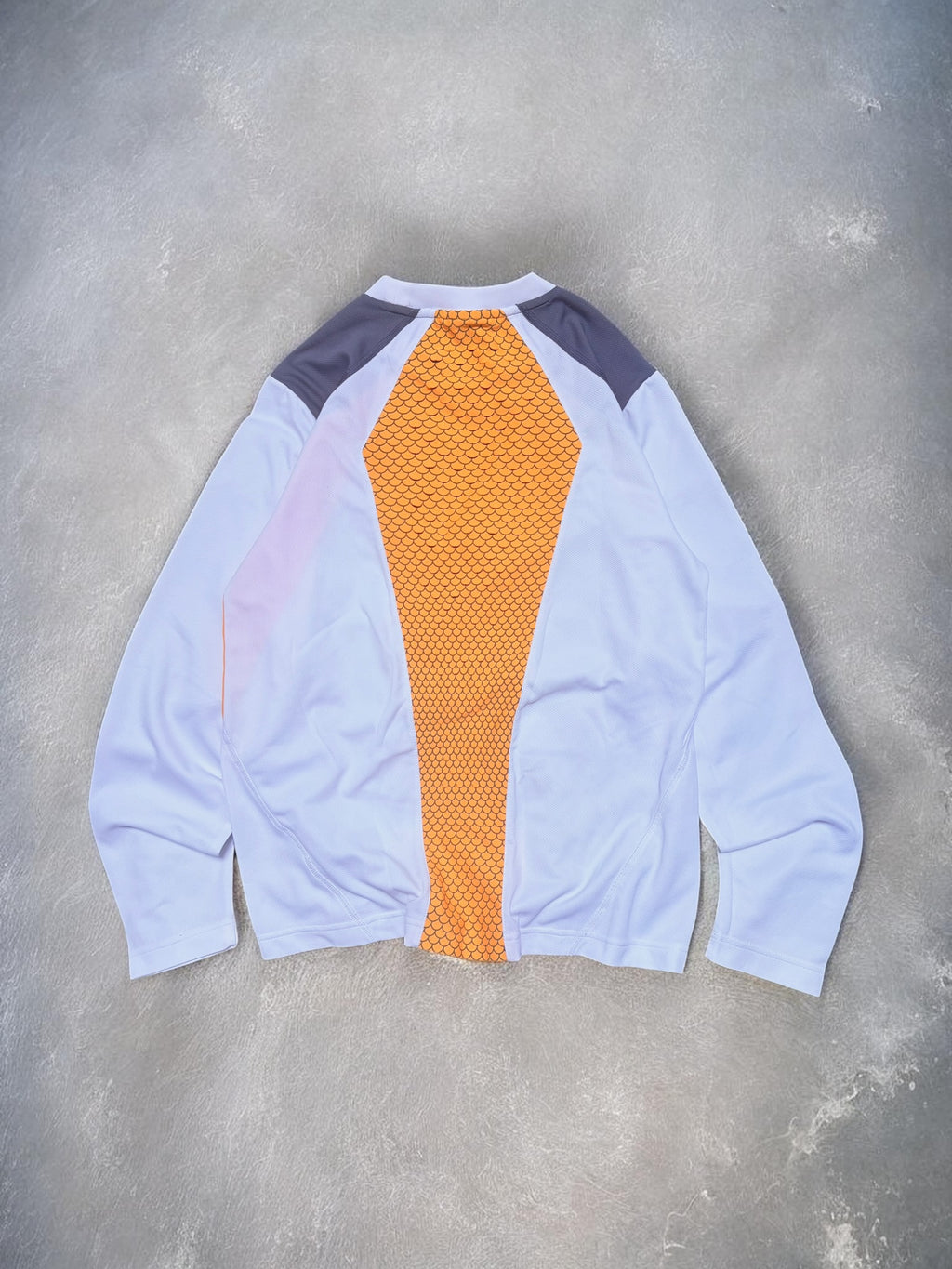 Nike Sphere React 2000s Panelled Snakeskin White Longsleeve