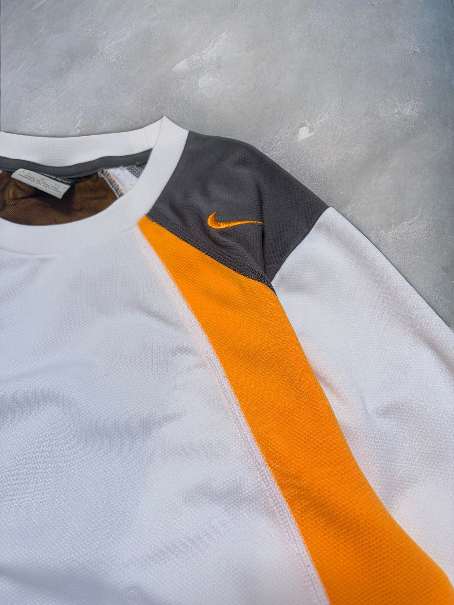 Nike Sphere React 2000s Panelled Snakeskin White Longsleeve