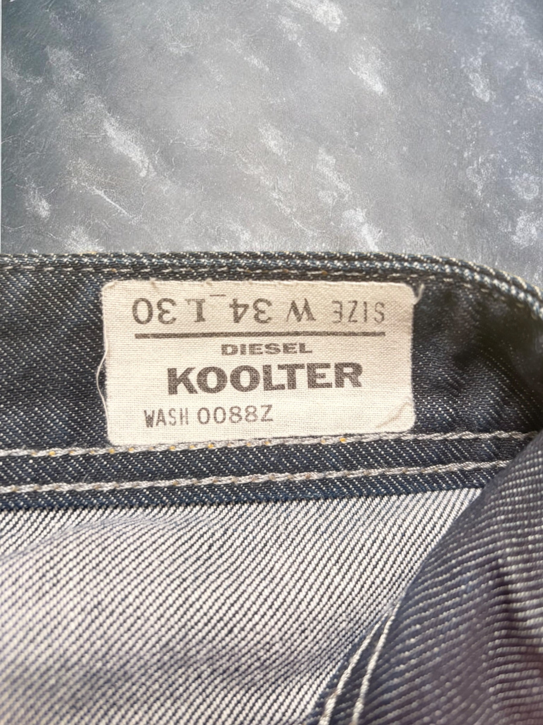 Diesel Koolter 90s Dark Wash Denim Jeans