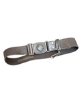Mackenzie Brown Leather Belt with Boy Scouts Buckle - 26W