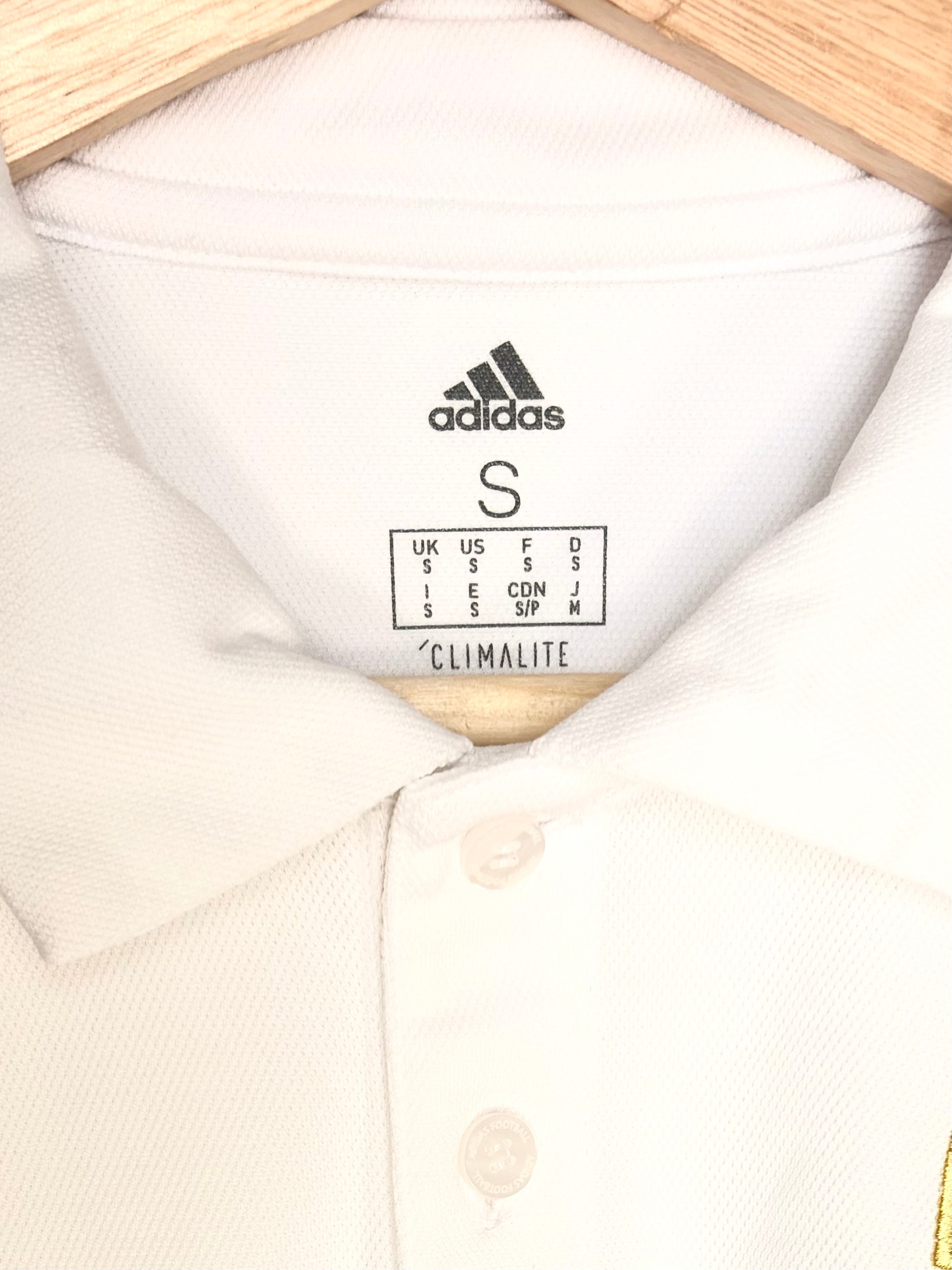 Adidas Vintage Argentina White Polo Shirt