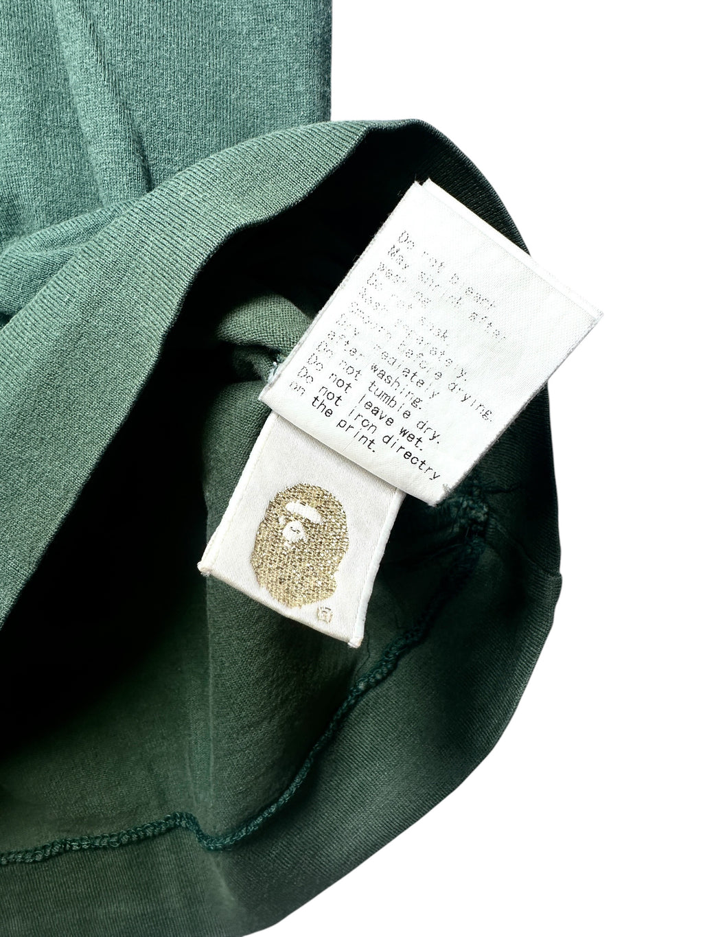 BAPE Vintage 90s Baby Milo Green Tee