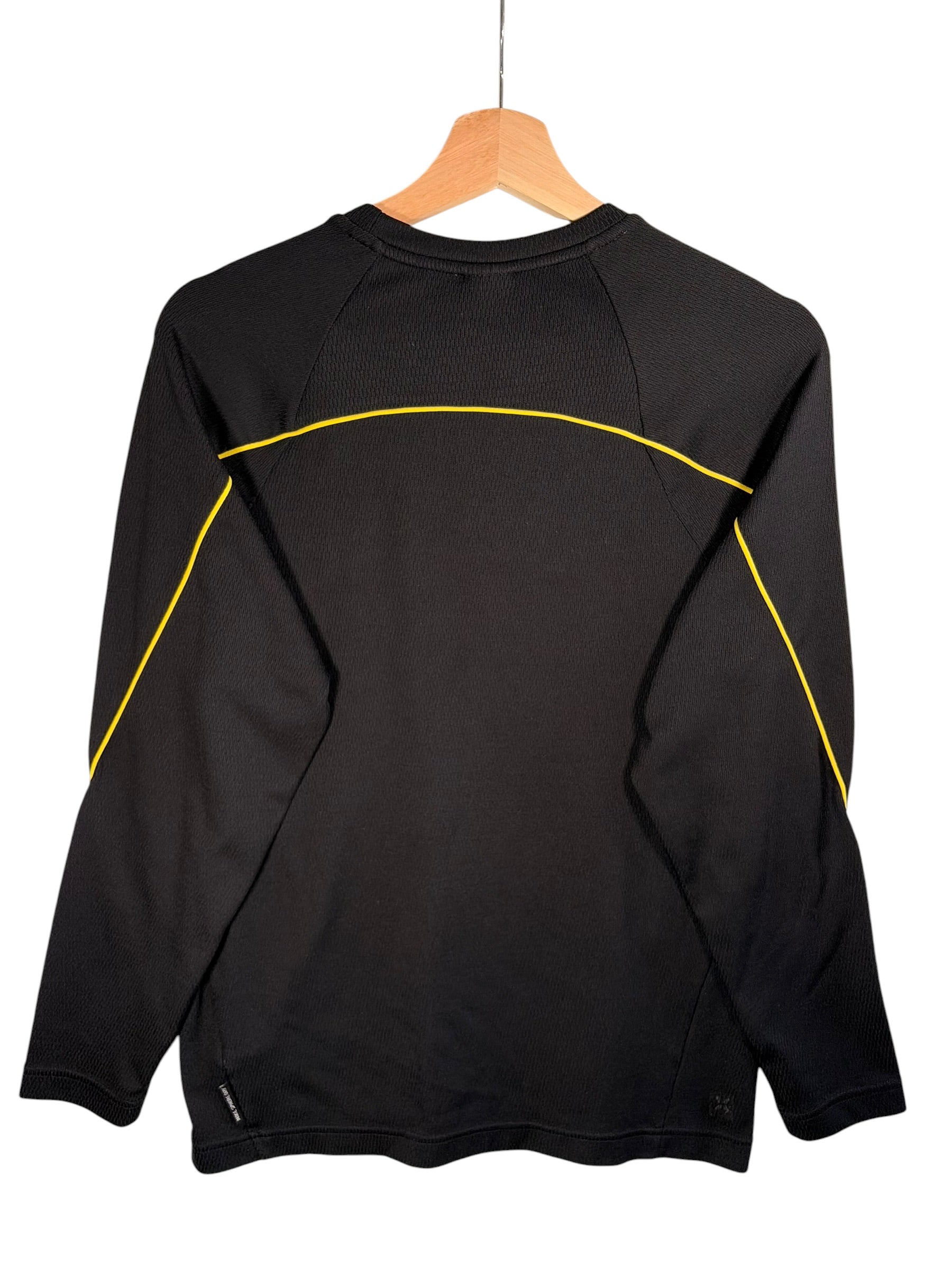 Nike Sphere Dry 2000s Black & Yellow Long Sleeve Tee