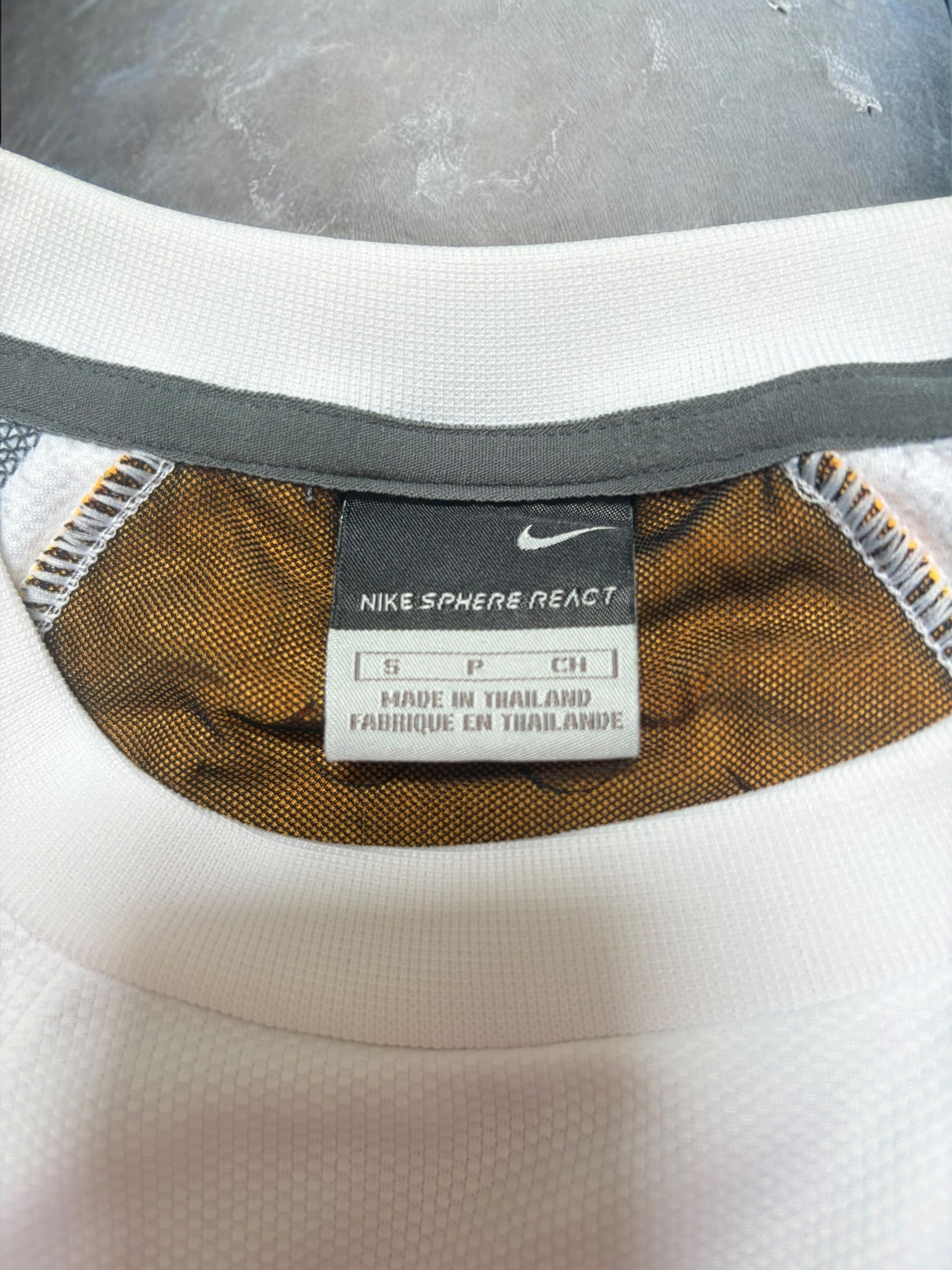 Nike Sphere React 2000s Panelled Snakeskin White Longsleeve