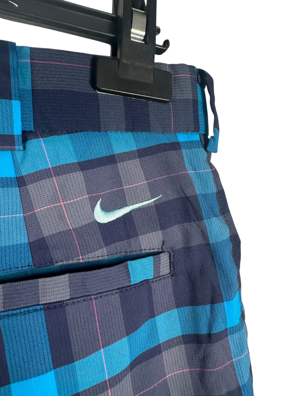 Nike Vintage Plaid Blue Shorts