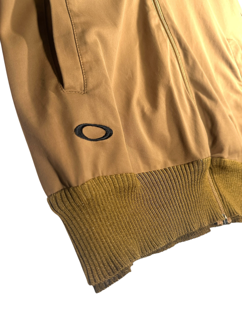 Oakley Y2K Zip Up Mustard Brown Jacket