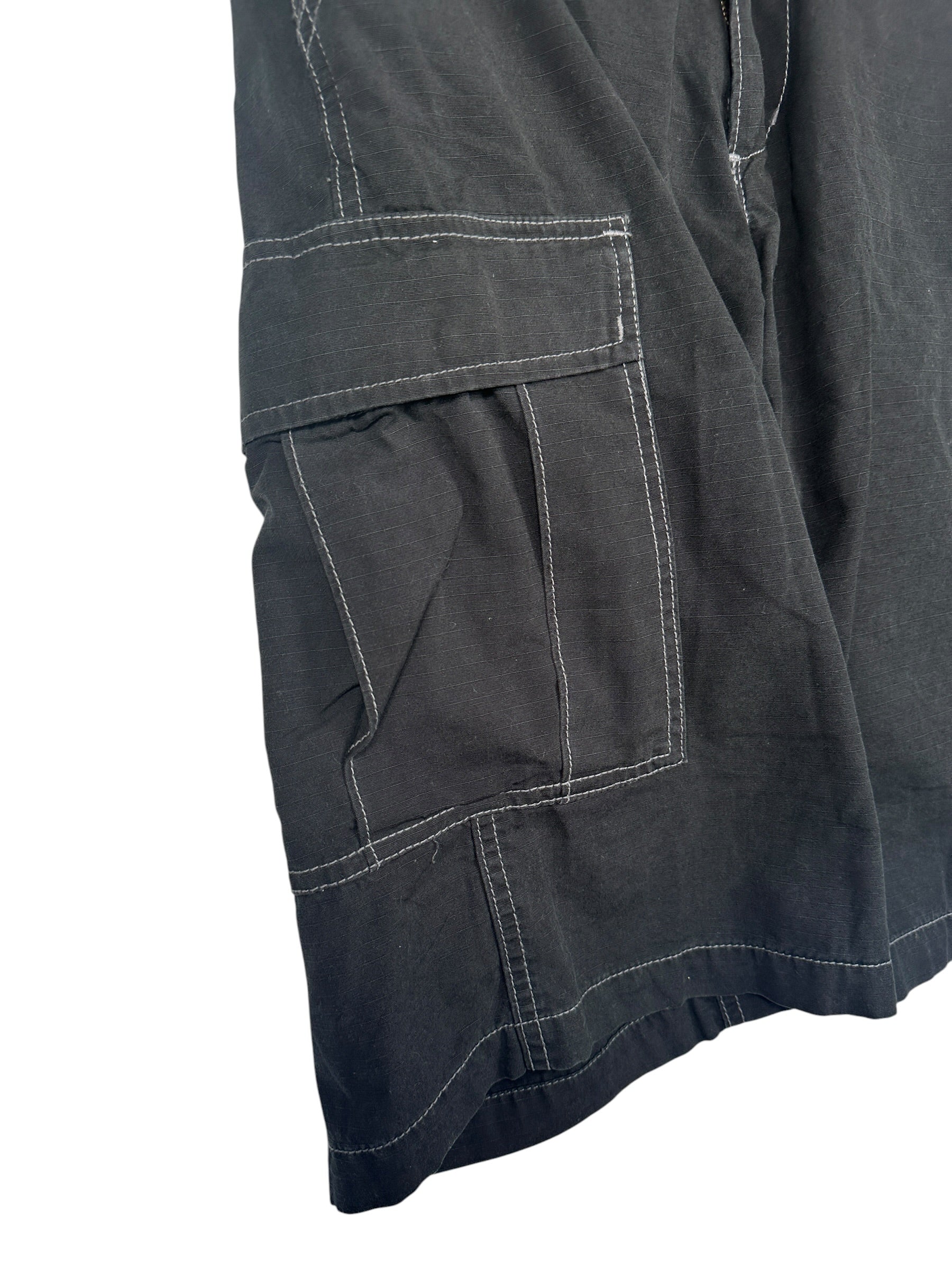Avirex Vintage Black Cargo Shorts