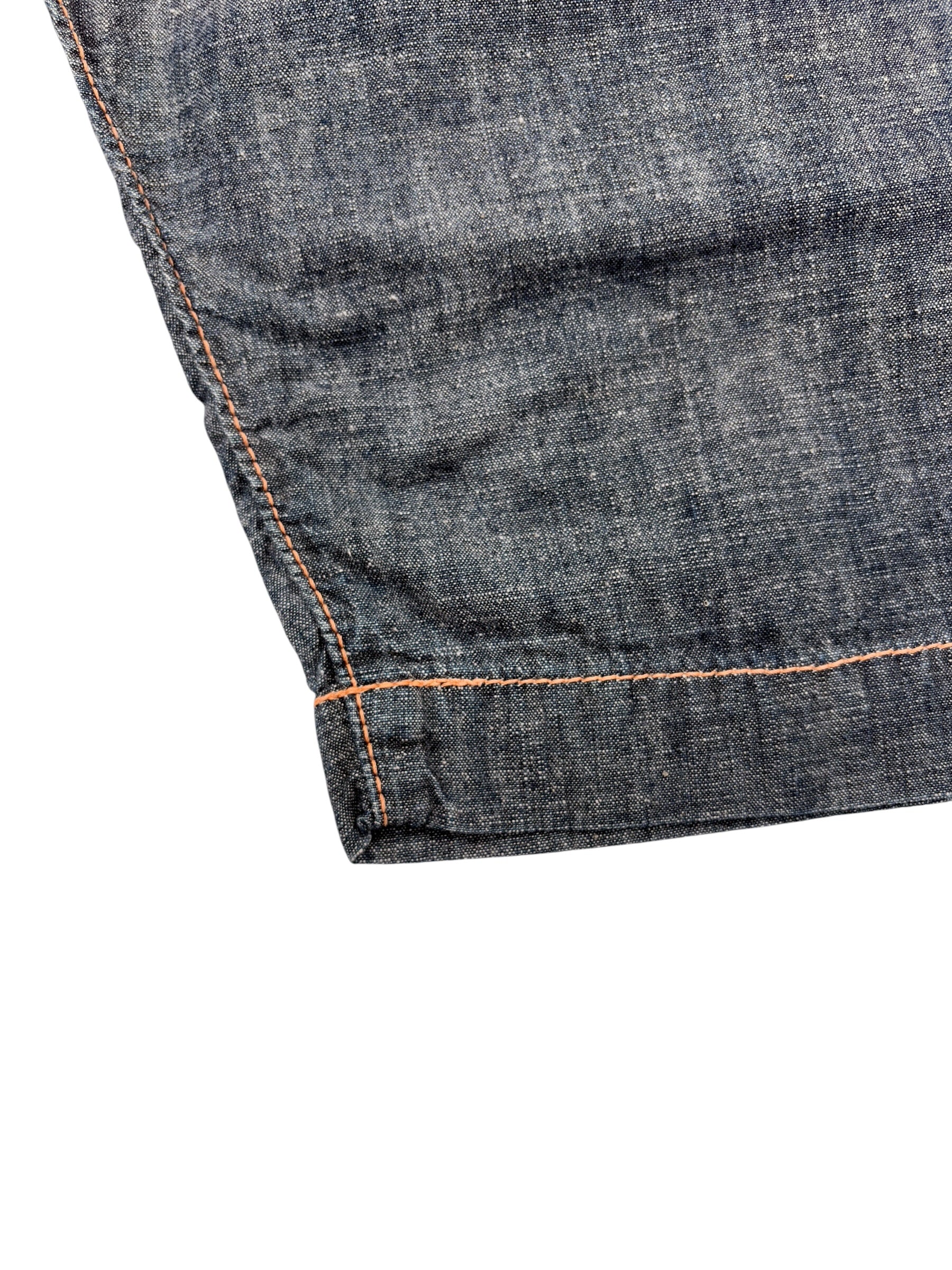 Evisu Vintage Premium Navy Jorts