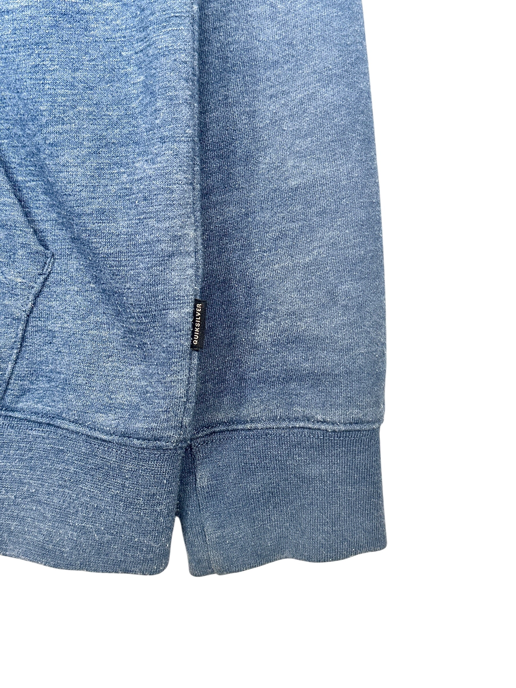 Quicksilver Vintage Blue Zip Up Hoodie