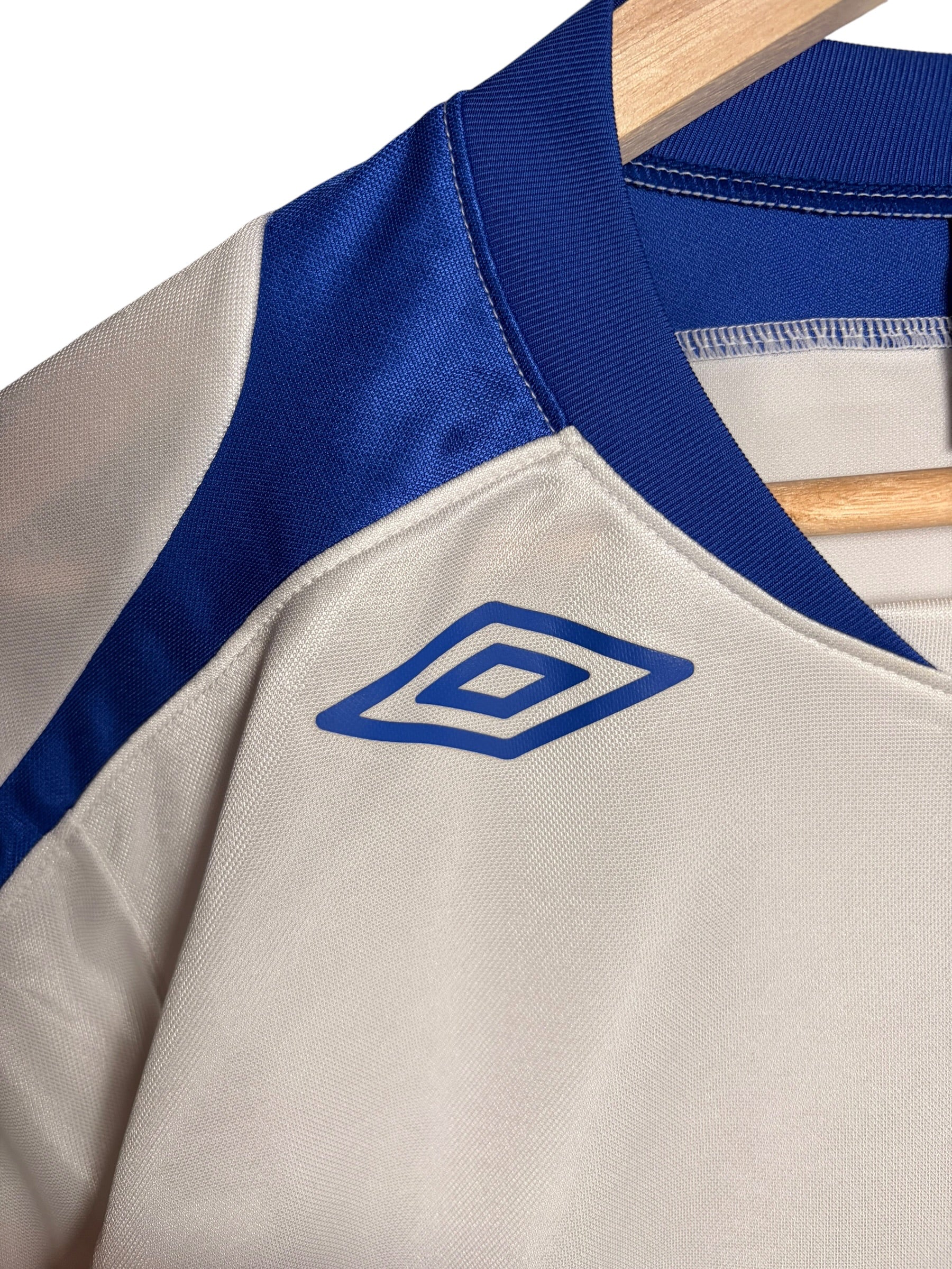 Umbro Vintage Panelled White & Blue Tee