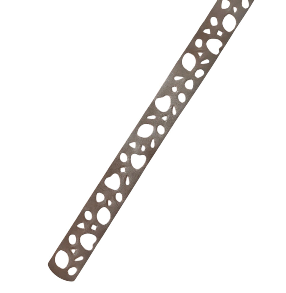 Vintage Brown Cut Out Statement Leather Belt