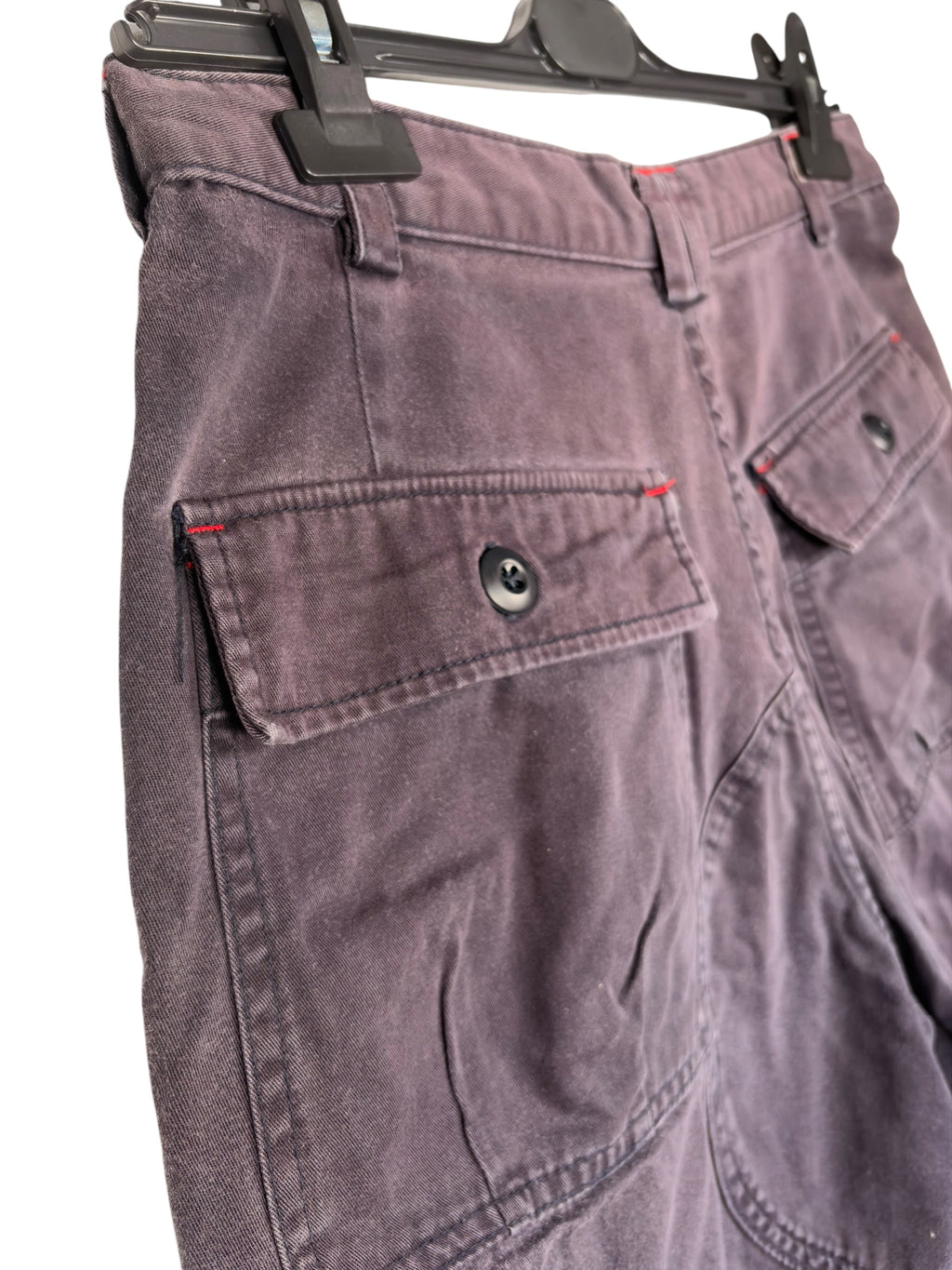 Stussy Premium Washed Grey Cargo Shorts