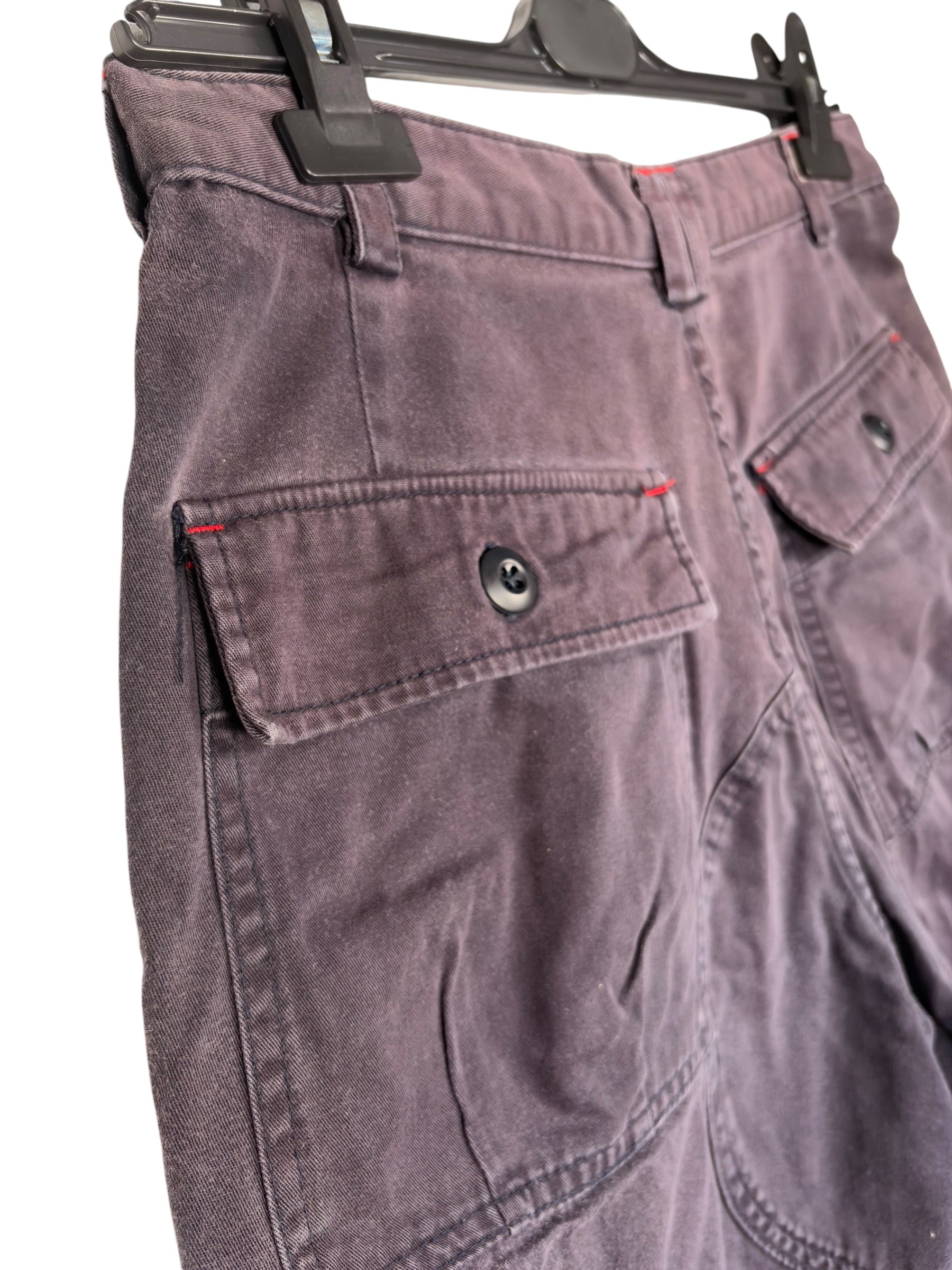 Stussy Premium Washed Grey Cargo Shorts