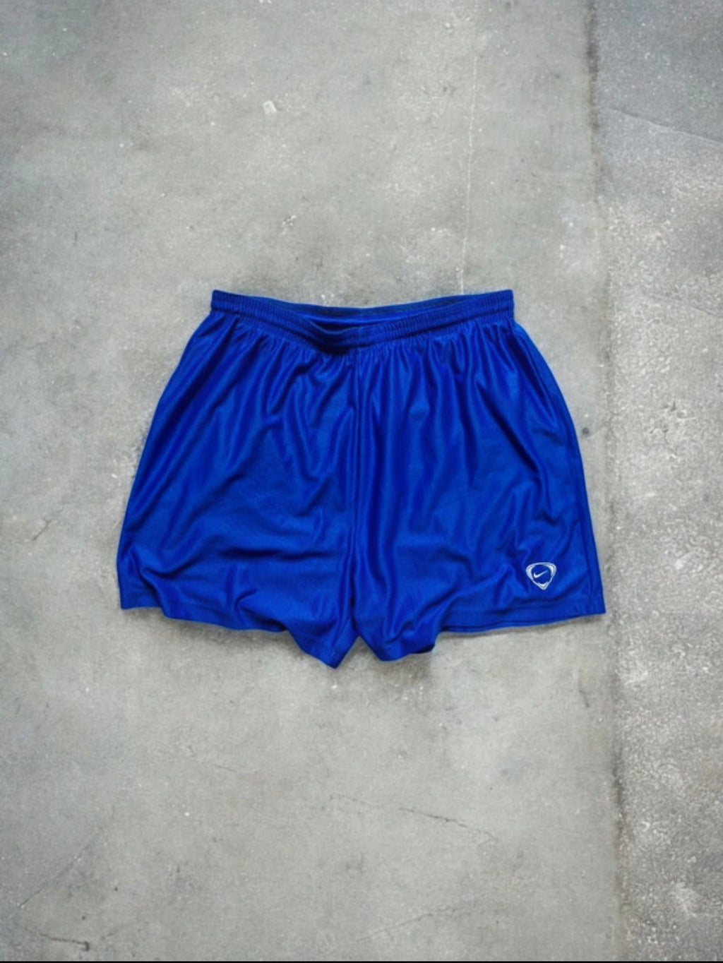 Nike T90 2000s Blue Football Shorts