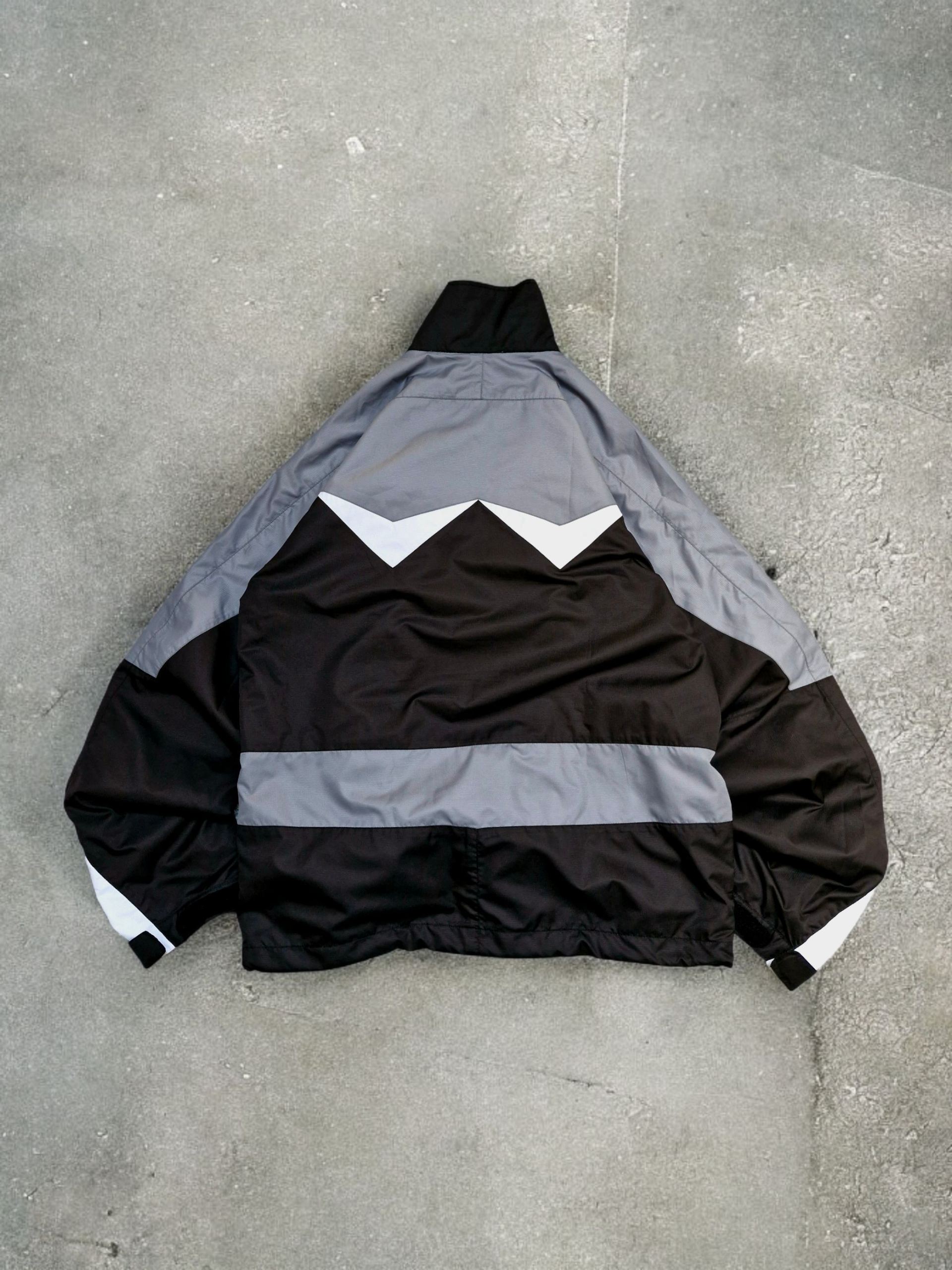 BAPE Vintage Black & Grey Panelled Technical Jacket