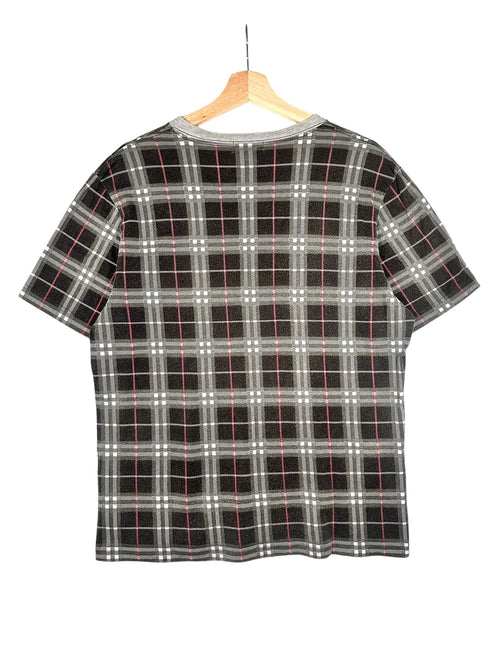 Burberry Vintage Blue Label Plaid Grey Tee