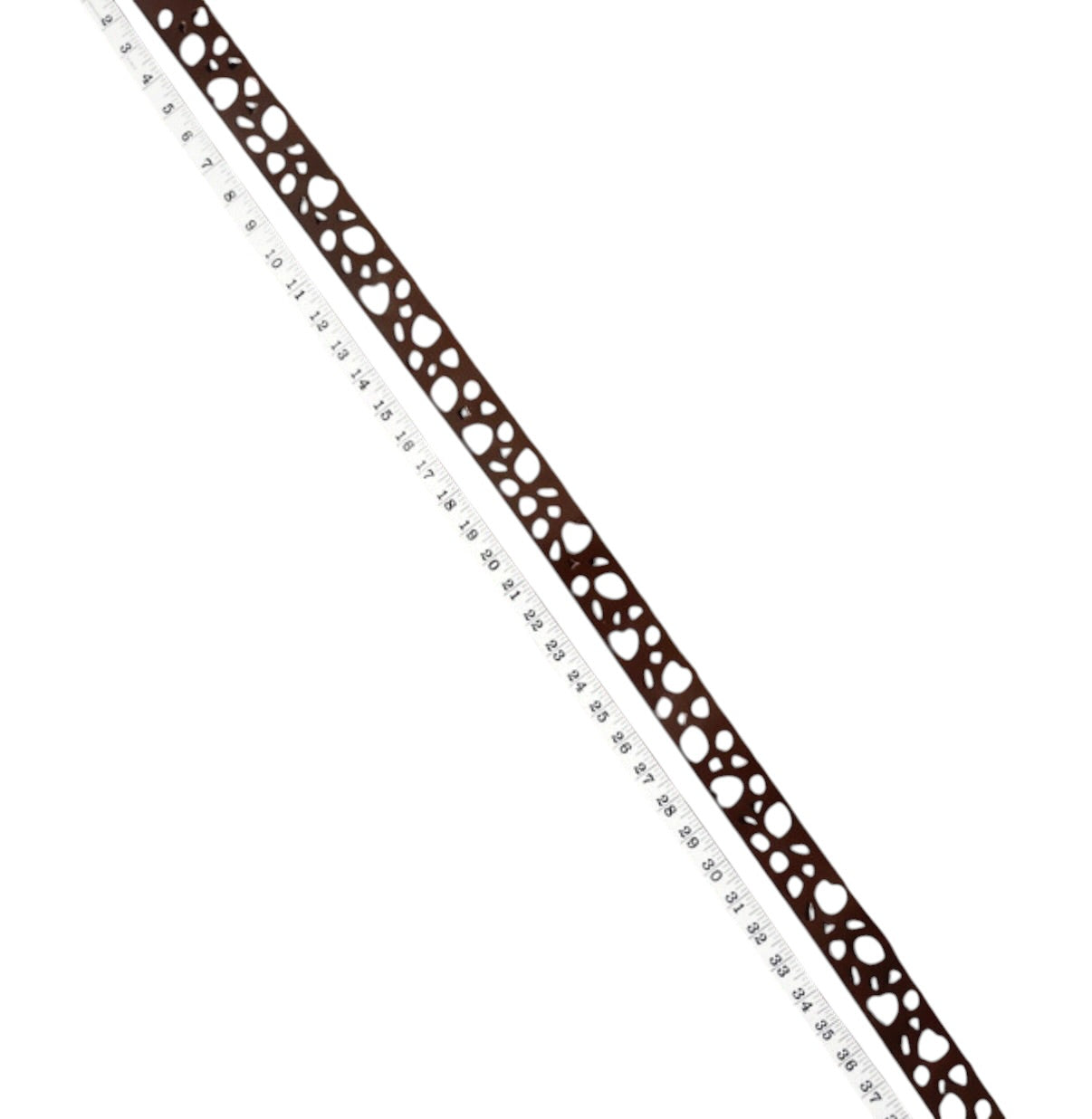 Vintage Brown Cut Out Statement Leather Belt