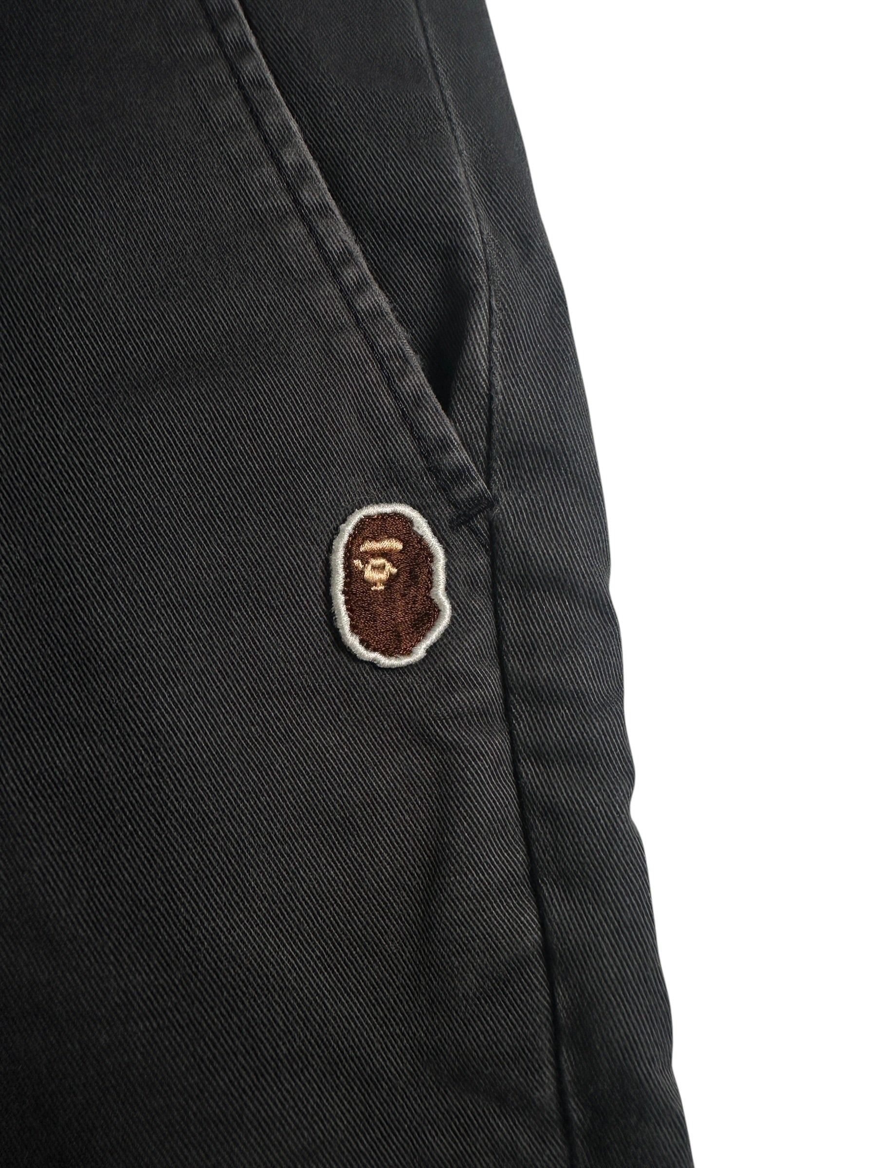 BAPE Premium Black Washed Jeans