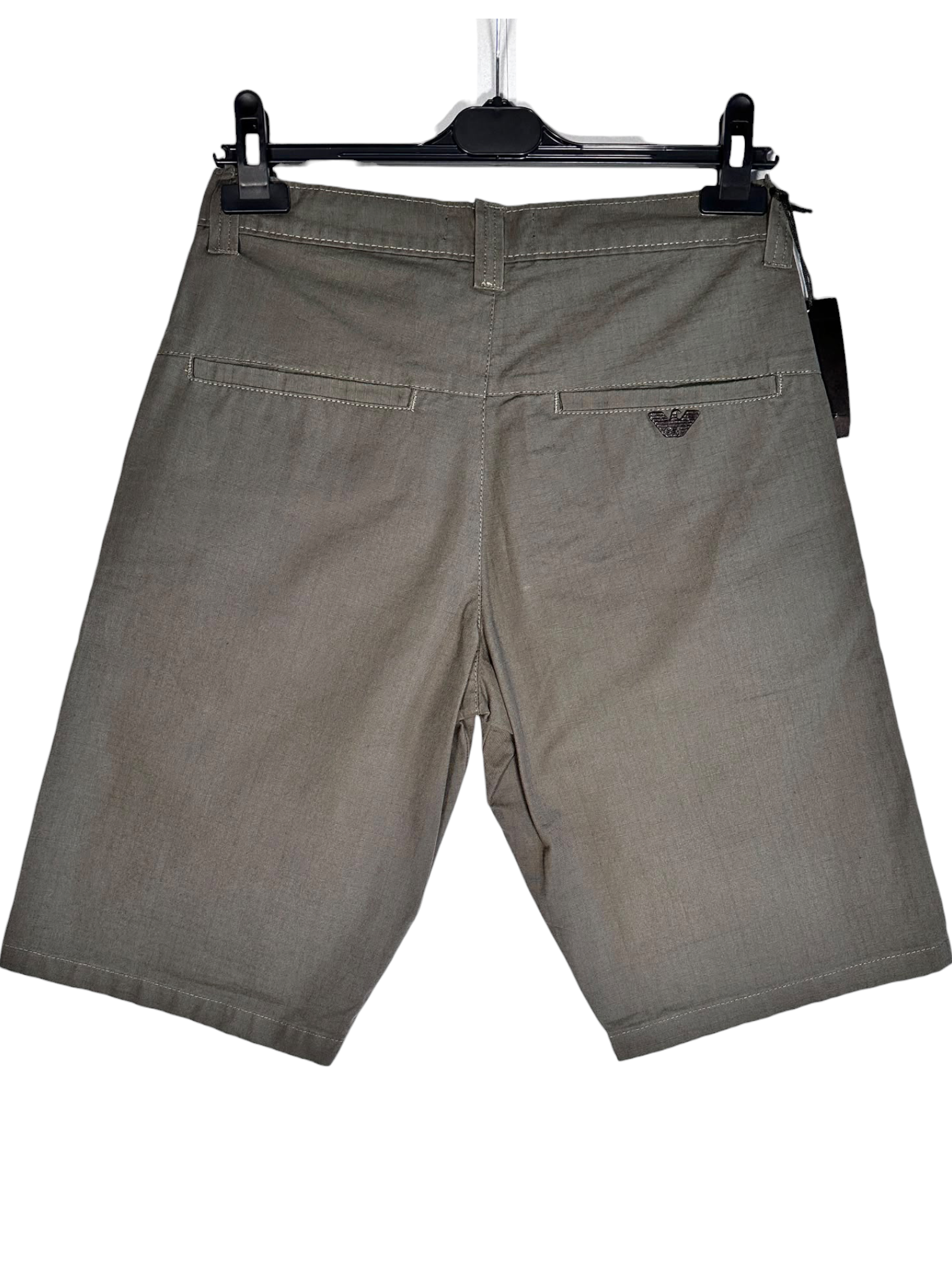 Vintage Armani Jeans Grey Tailored Chino Shorts