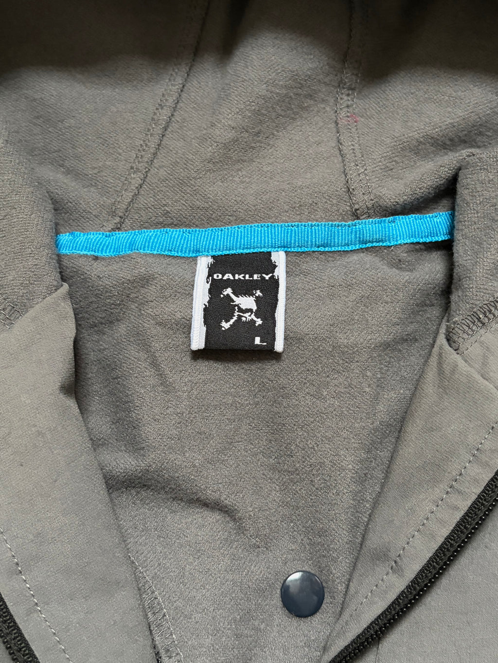 Vintage Oakley Grey Technical Ninja Hoodie