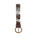 Vintage Brown Cut Out Statement Leather Belt