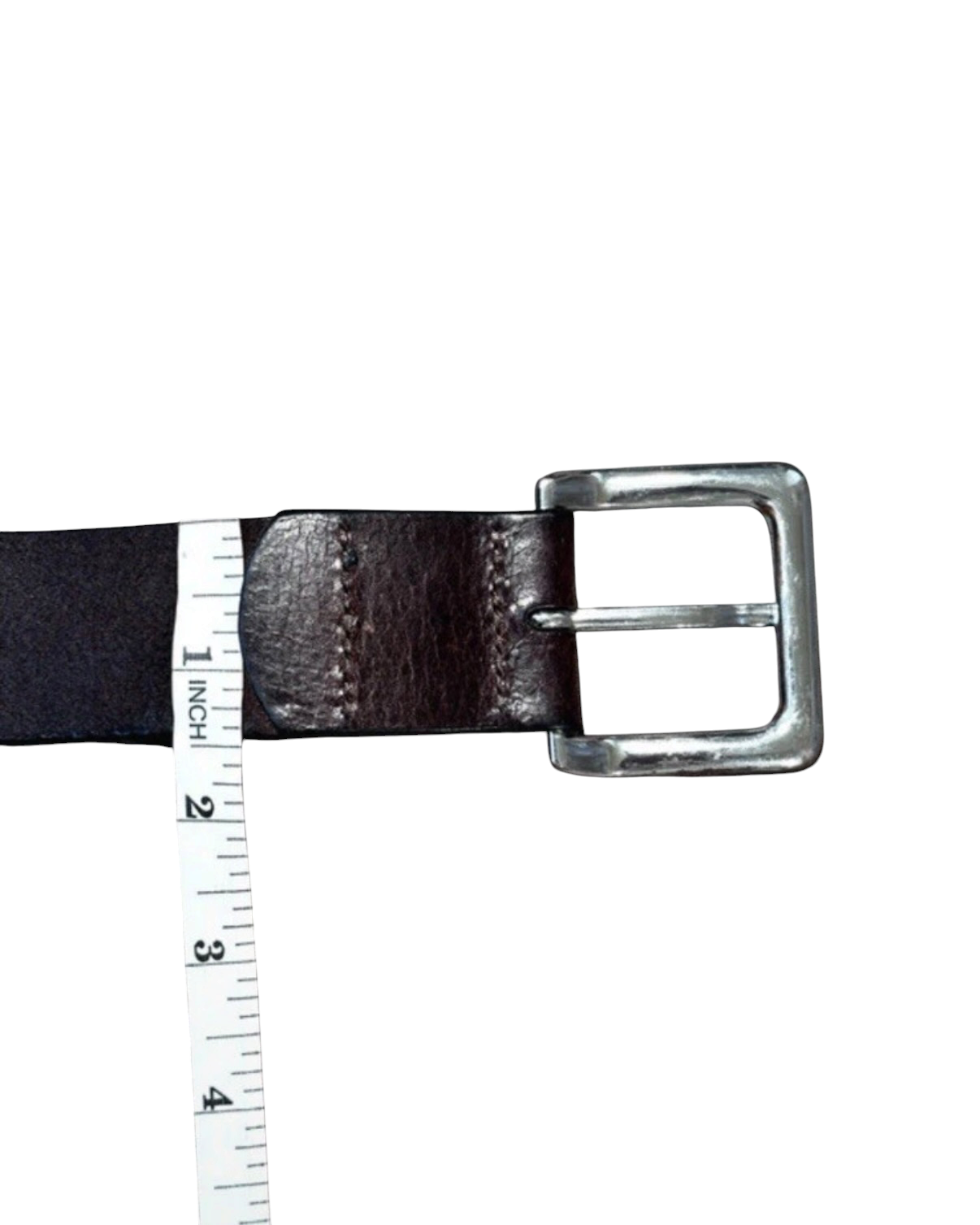 Vintage M&S Brown Genuine Leather Belt - 36w