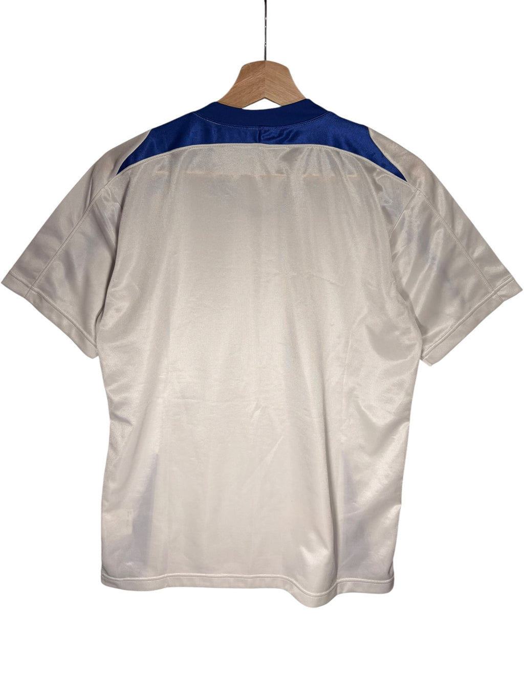 Umbro Vintage Panelled White & Blue Tee