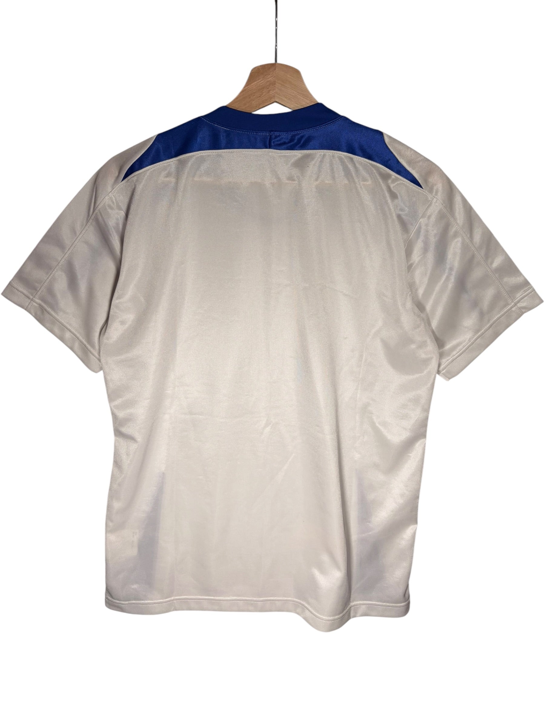 Umbro Vintage Panelled White & Blue Tee