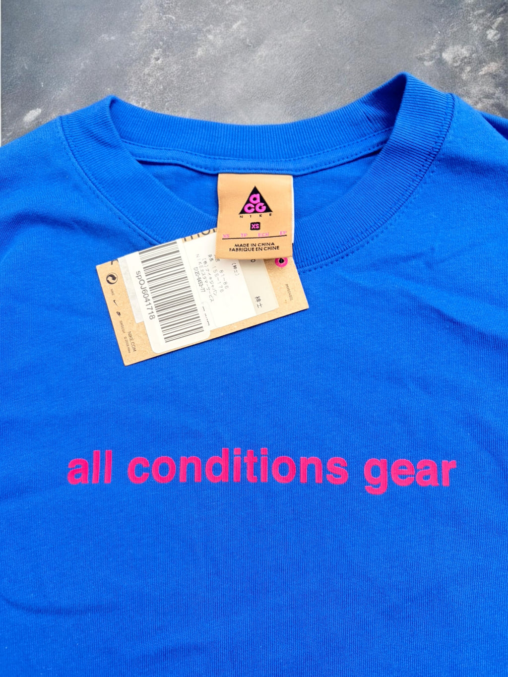 Nike ACG Print BNWT Blue Tee